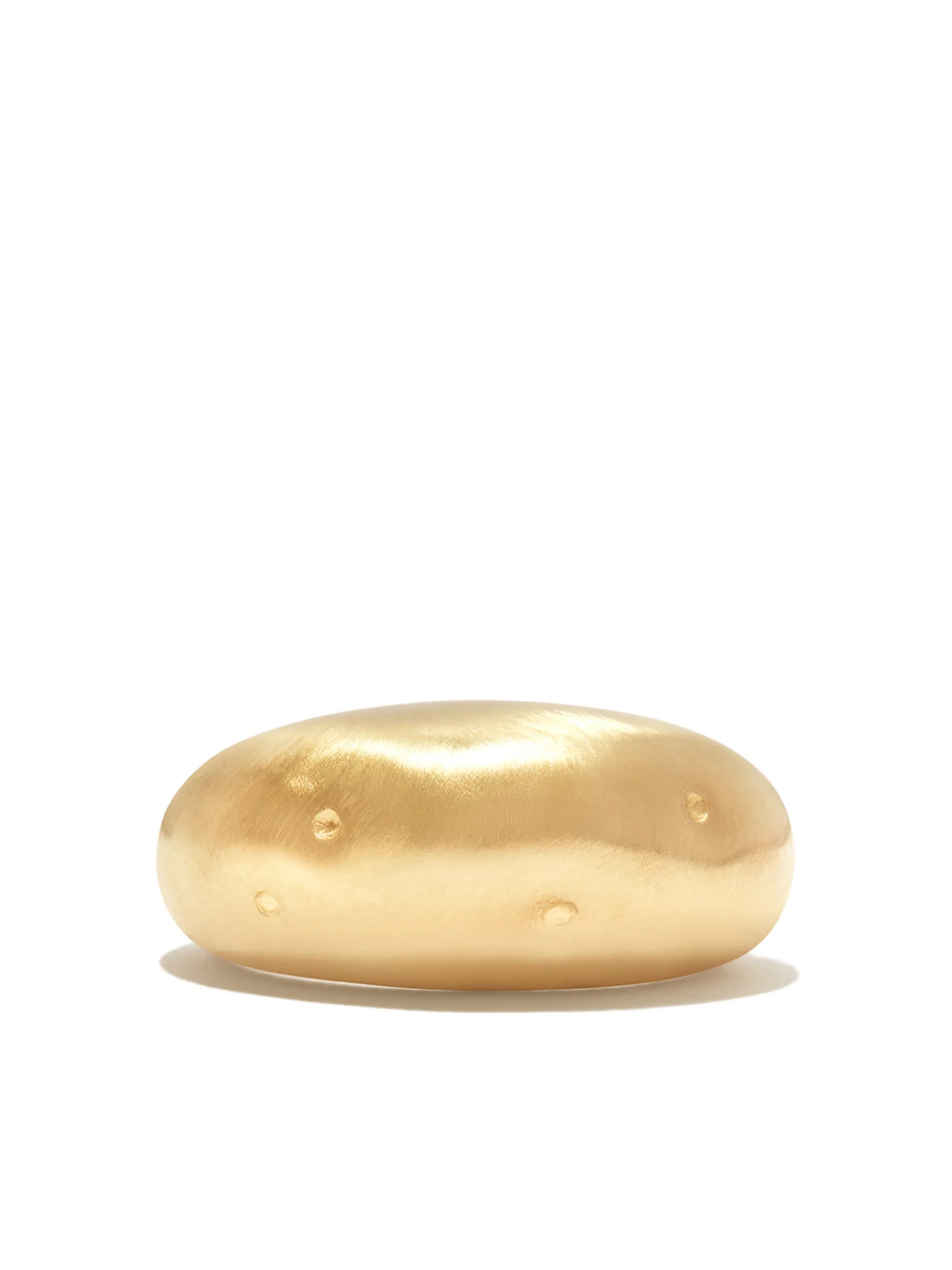 14kt yellow gold Dome ring