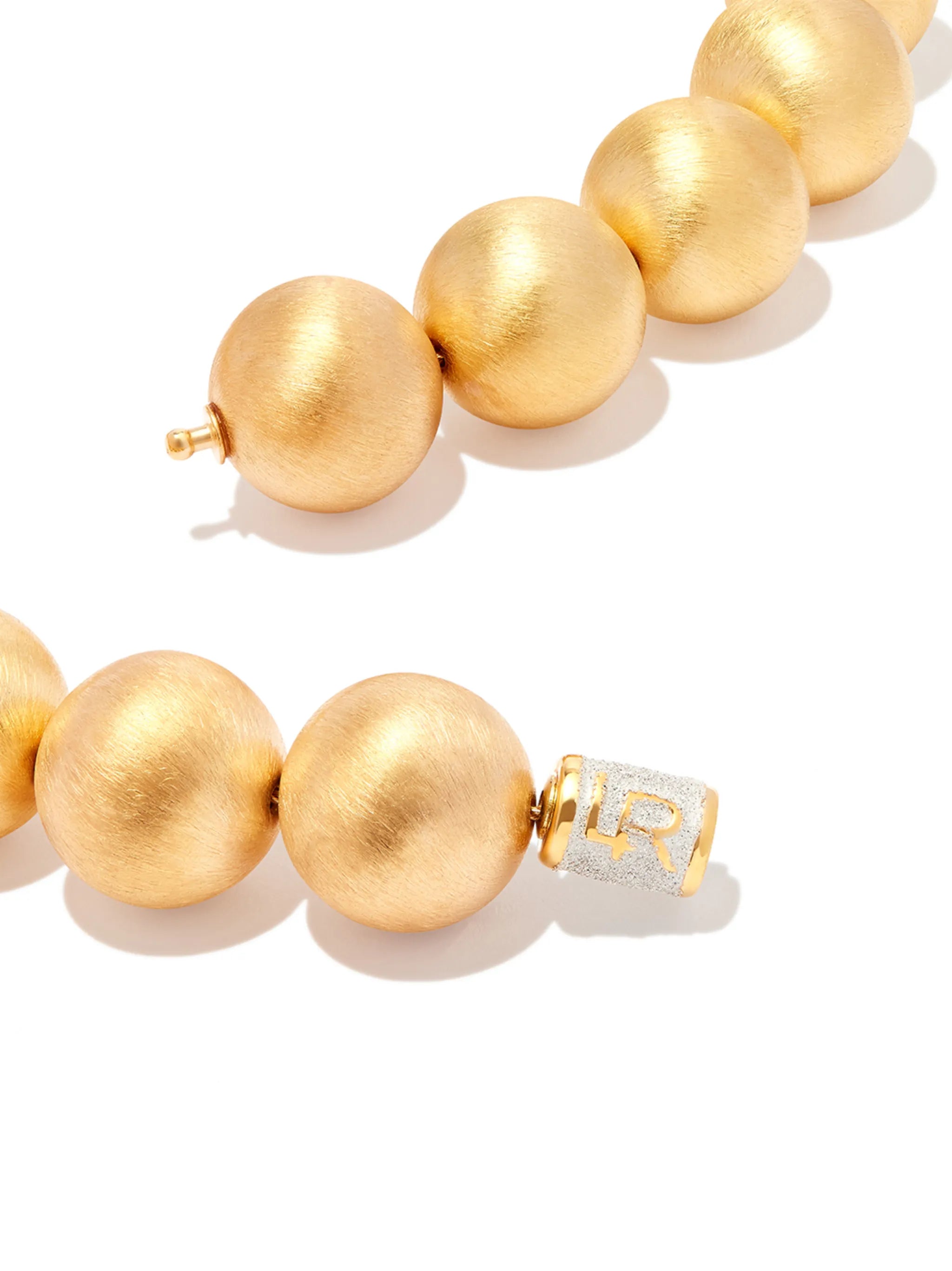 14kt yellow gold enamel necklace
