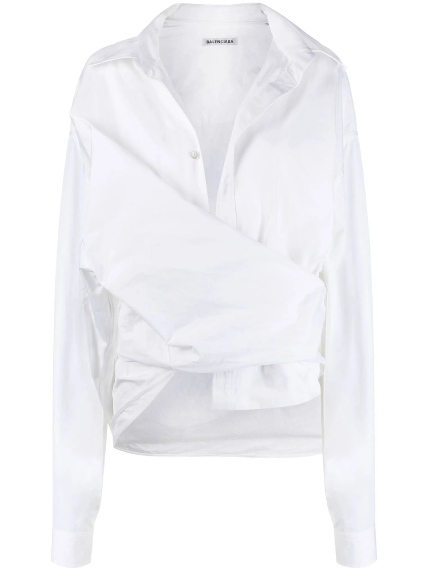 oversized wrap shirt