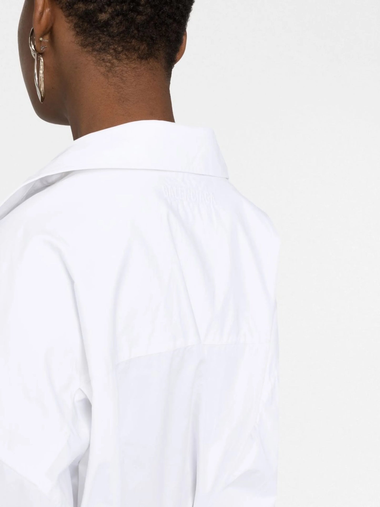 oversized wrap shirt