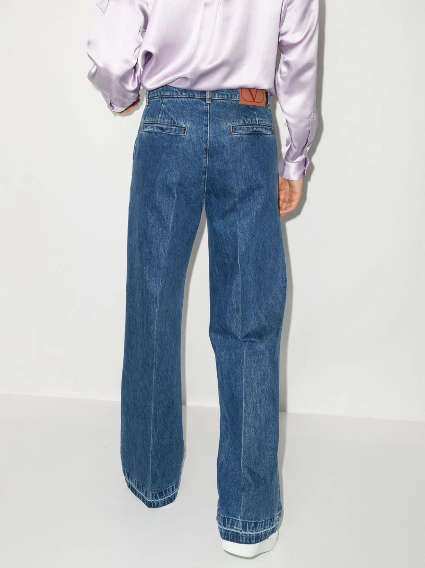 VLogo Signature straight-leg jeans