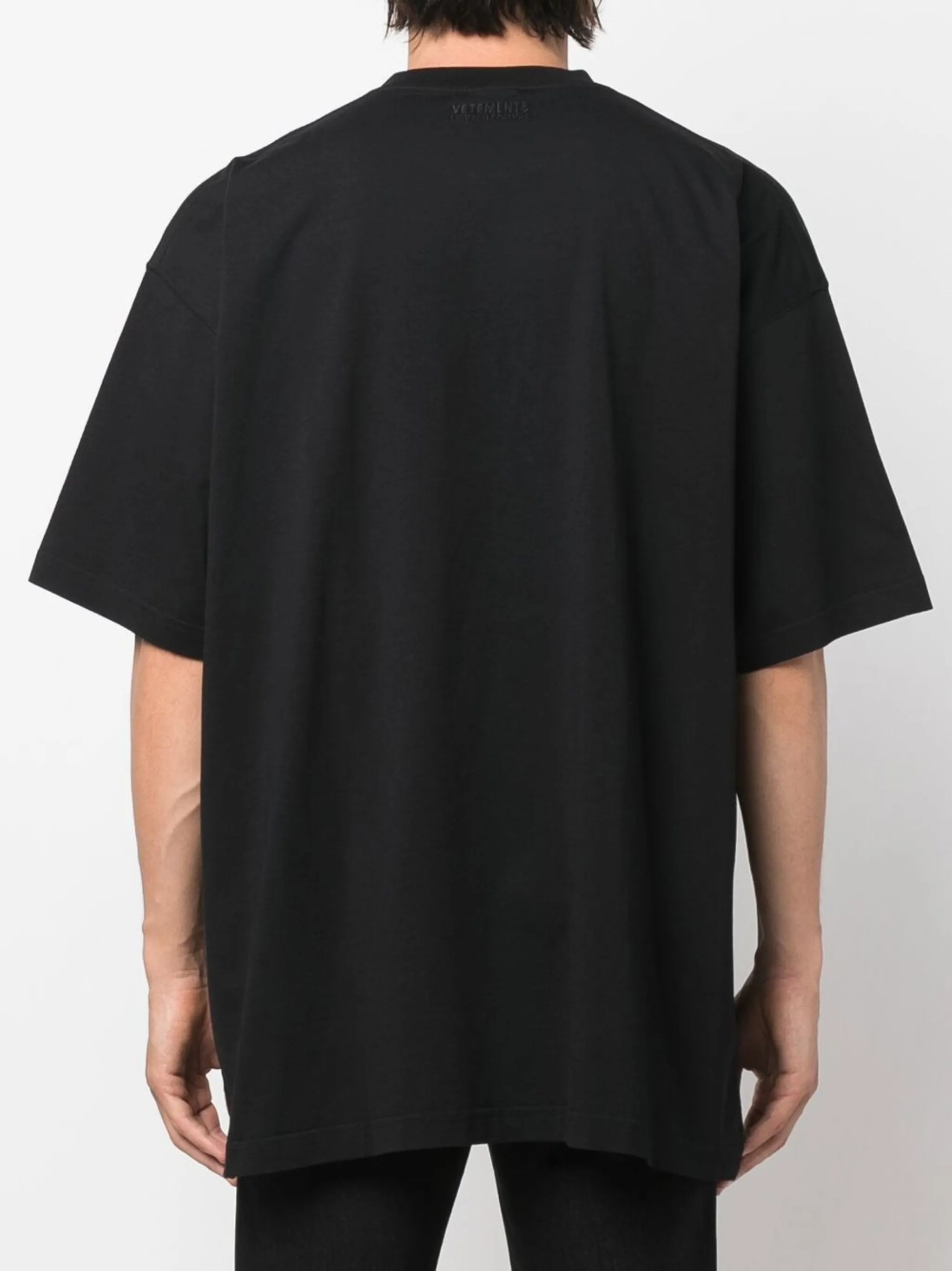 slogan-print T-shirt