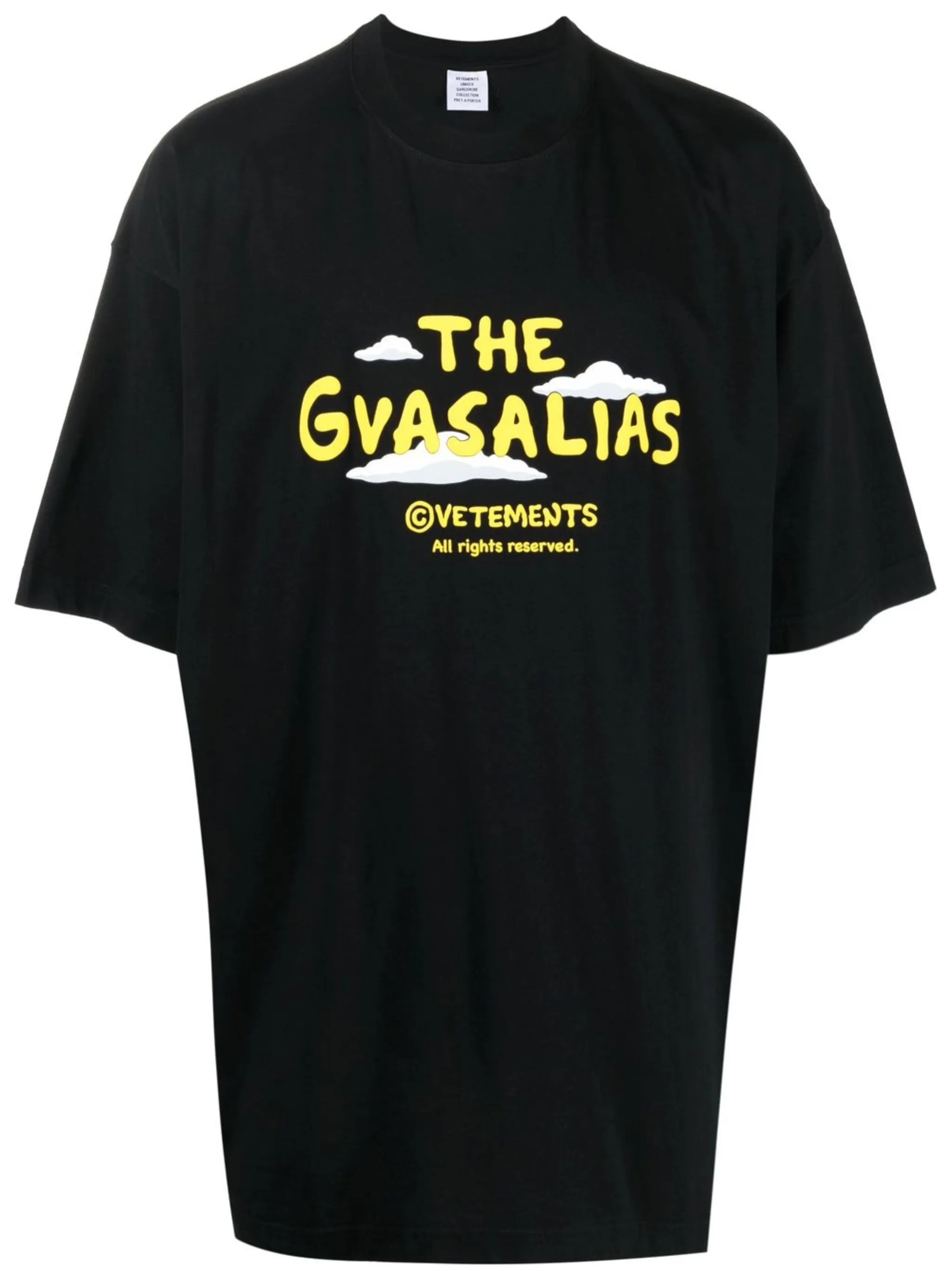 slogan-print T-shirt