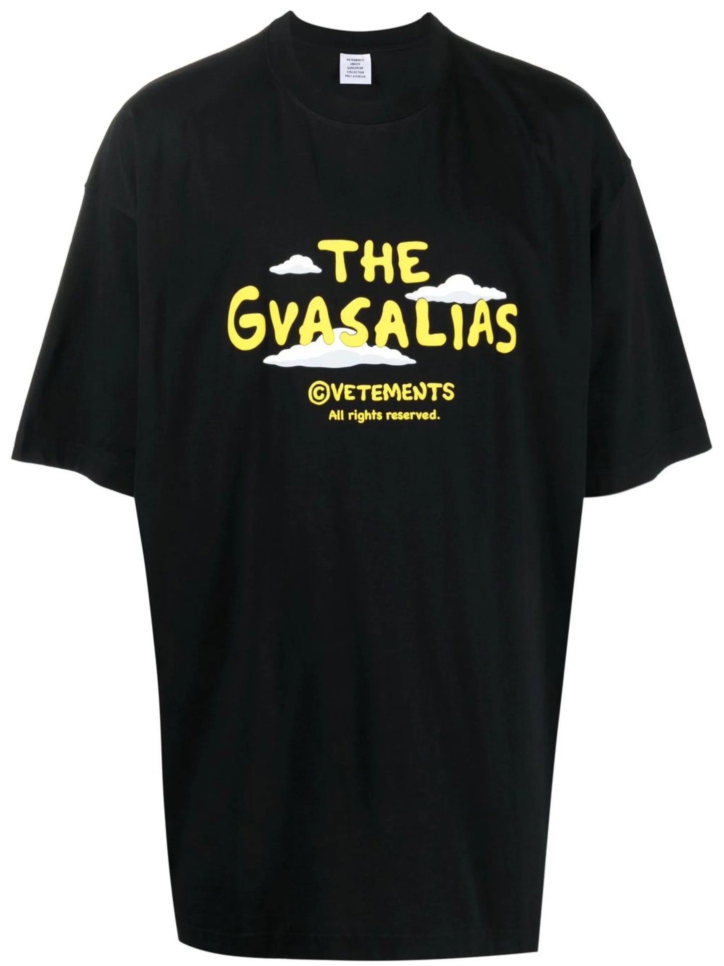 slogan-print T-shirt