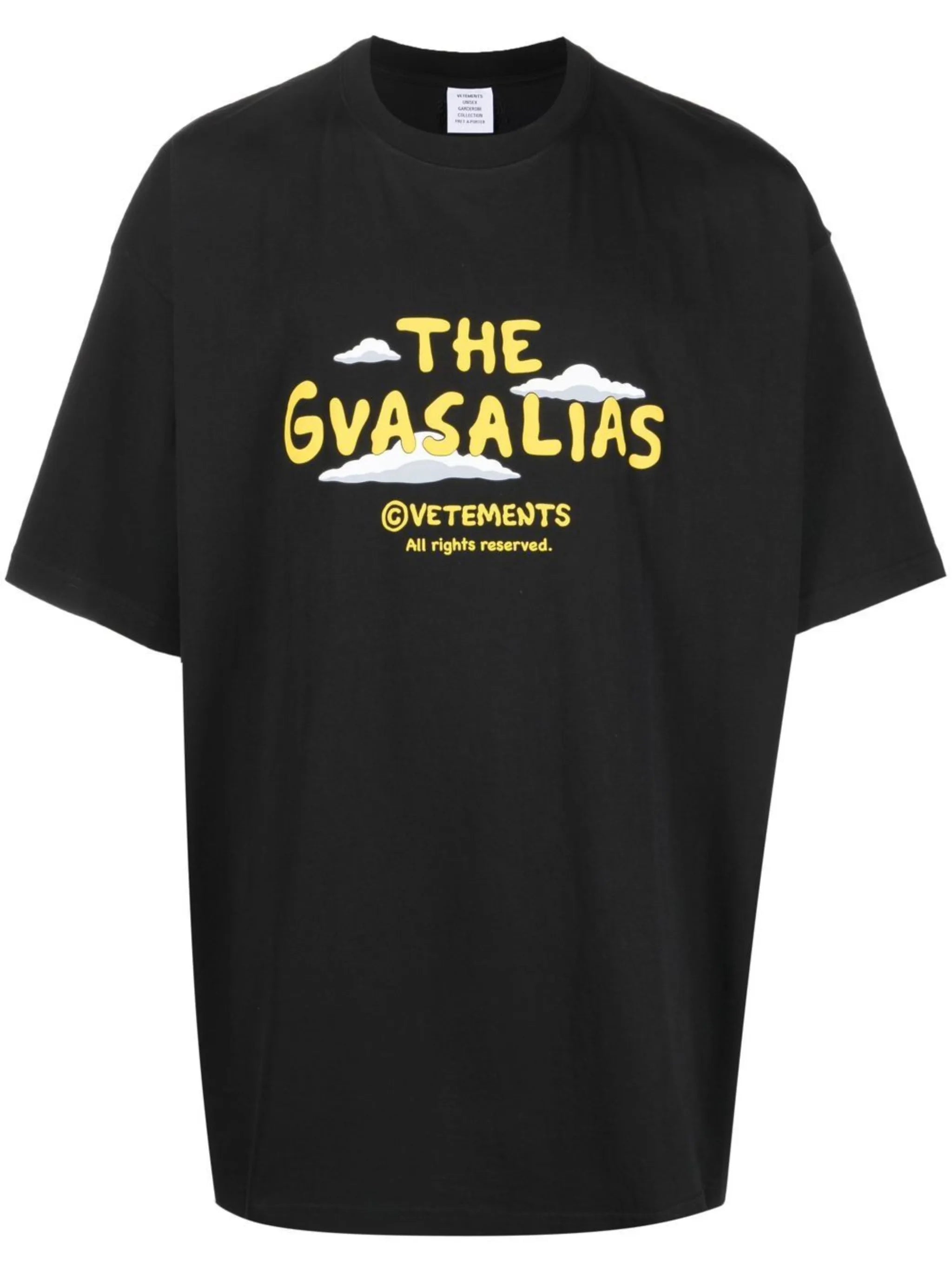 slogan-print T-shirt