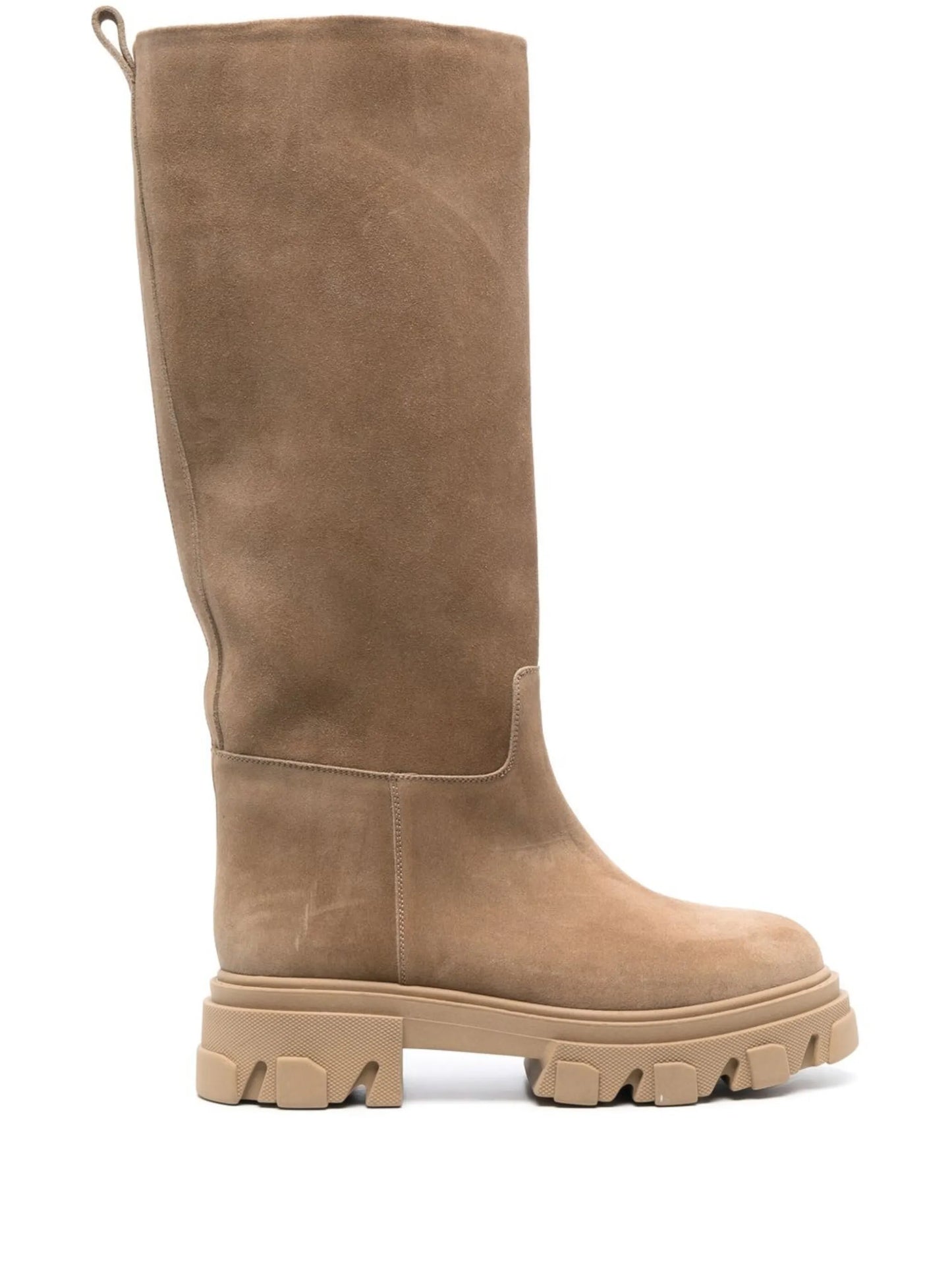Perni Tubular suede knee-high boots