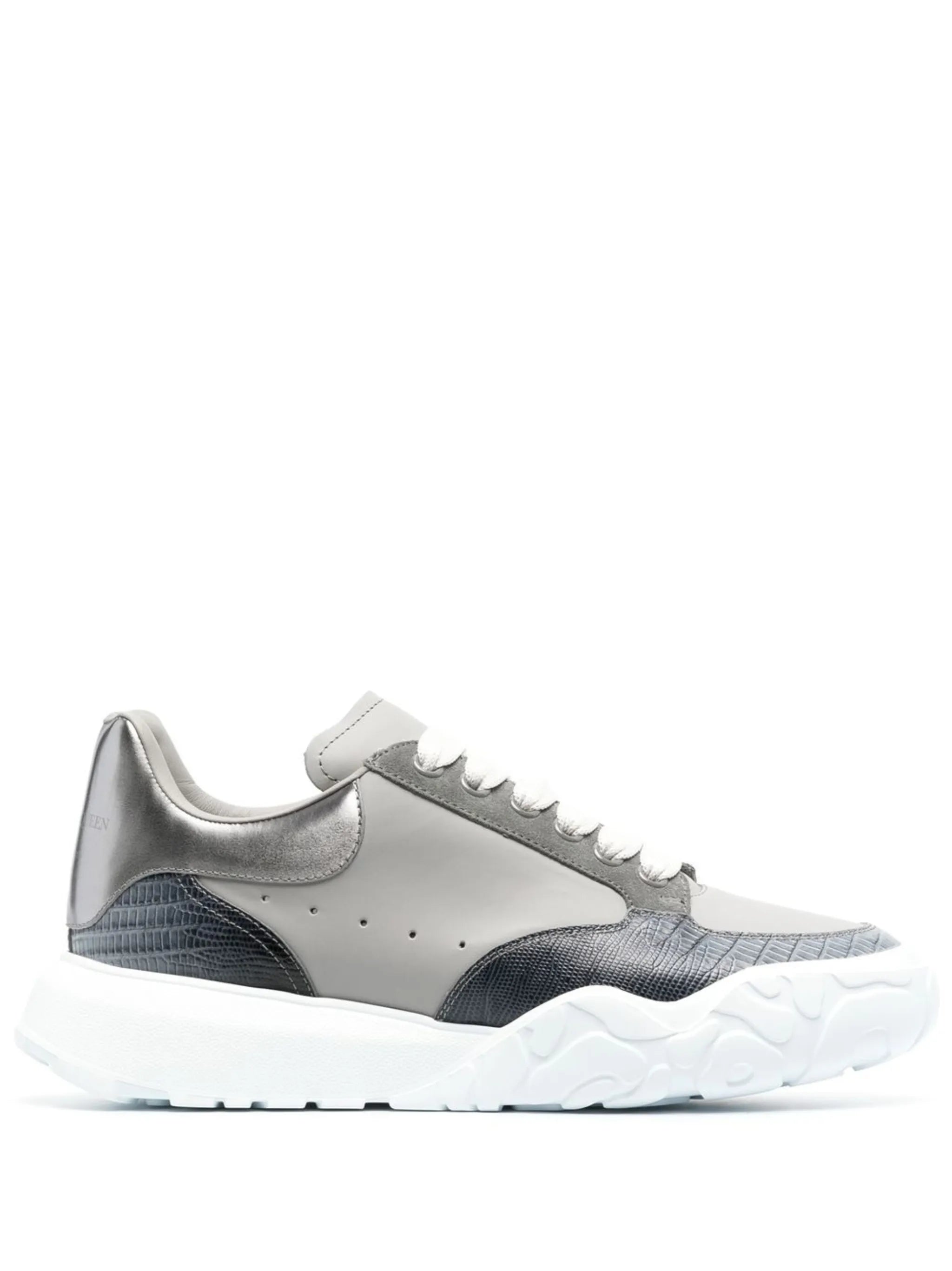 Court Trainers - Alexander McQueen -  Leather - Grey