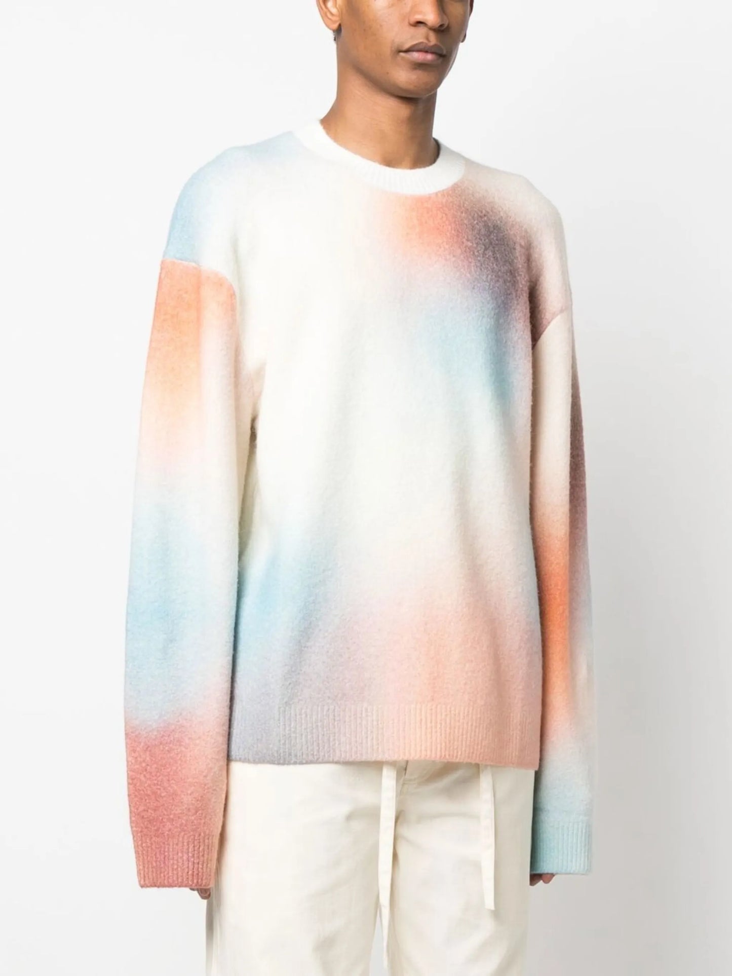 Jetse tie-dye print crew neck sweatshirt