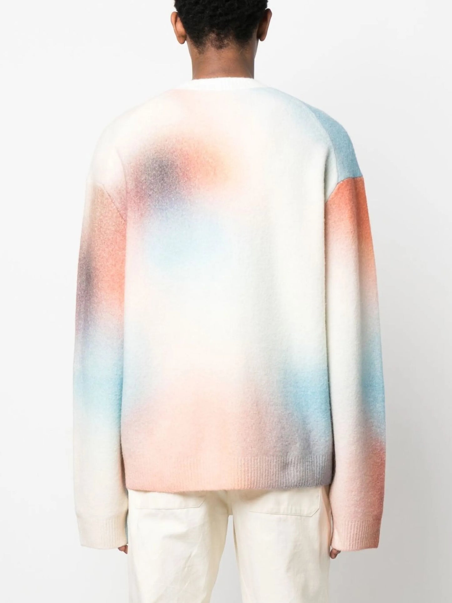 Jetse tie-dye print crew neck sweatshirt
