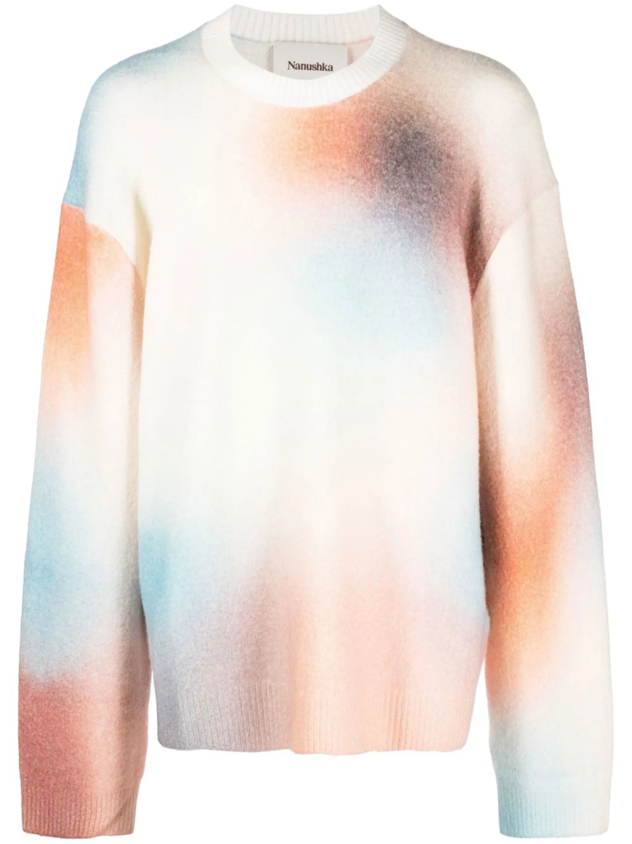 Jetse tie-dye print crew neck sweatshirt