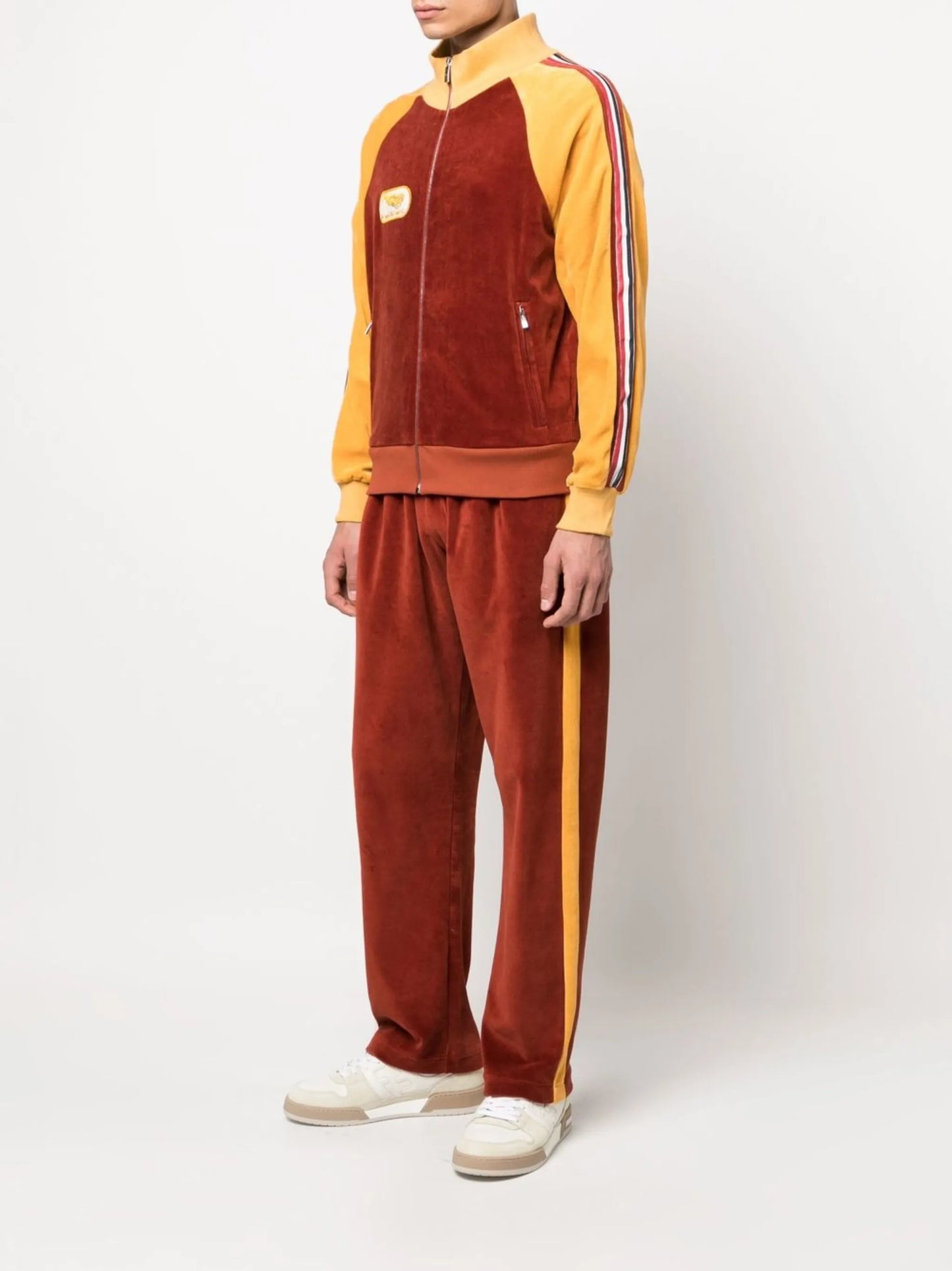 velour track jacket