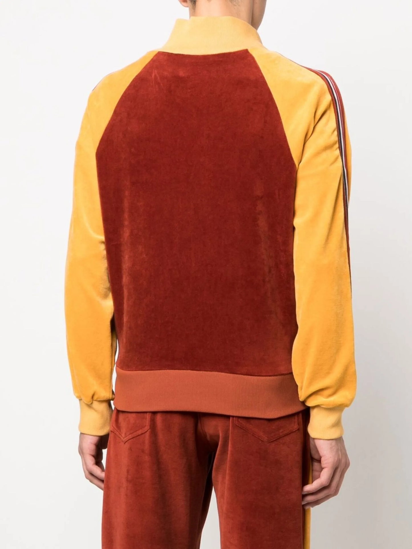 velour track jacket