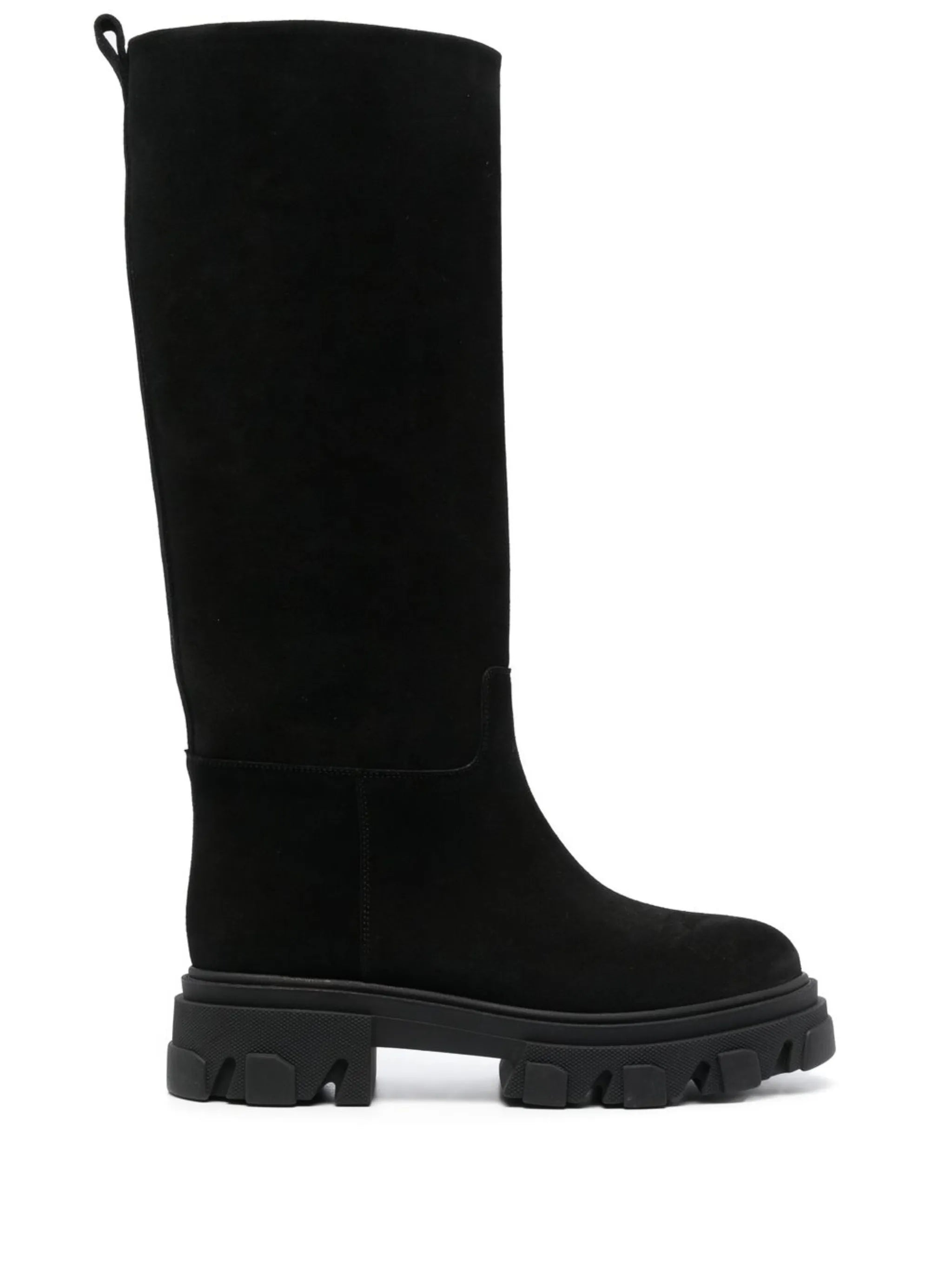 Perni Tubular suede knee-high boots