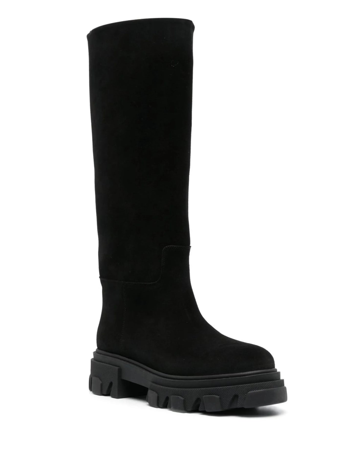 Perni Tubular suede knee-high boots