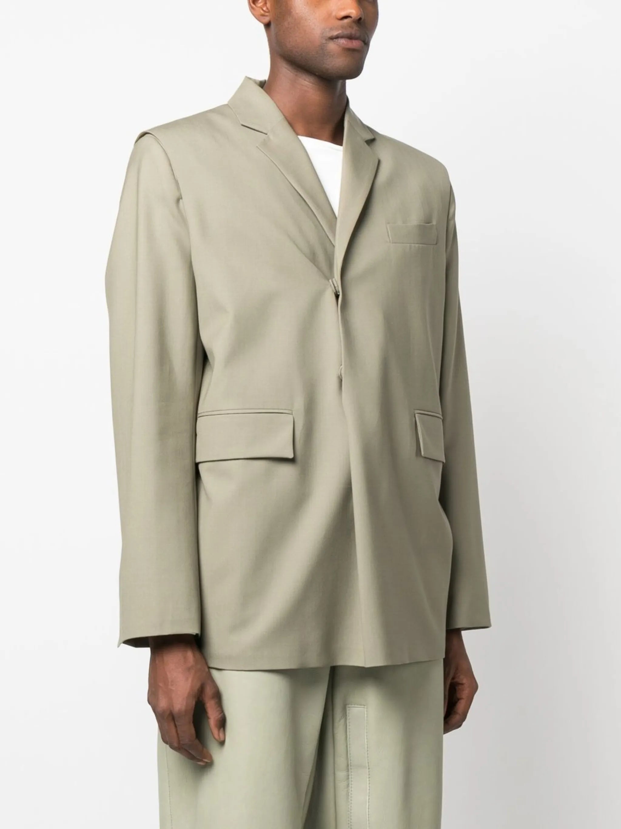 pull-over suit jacket