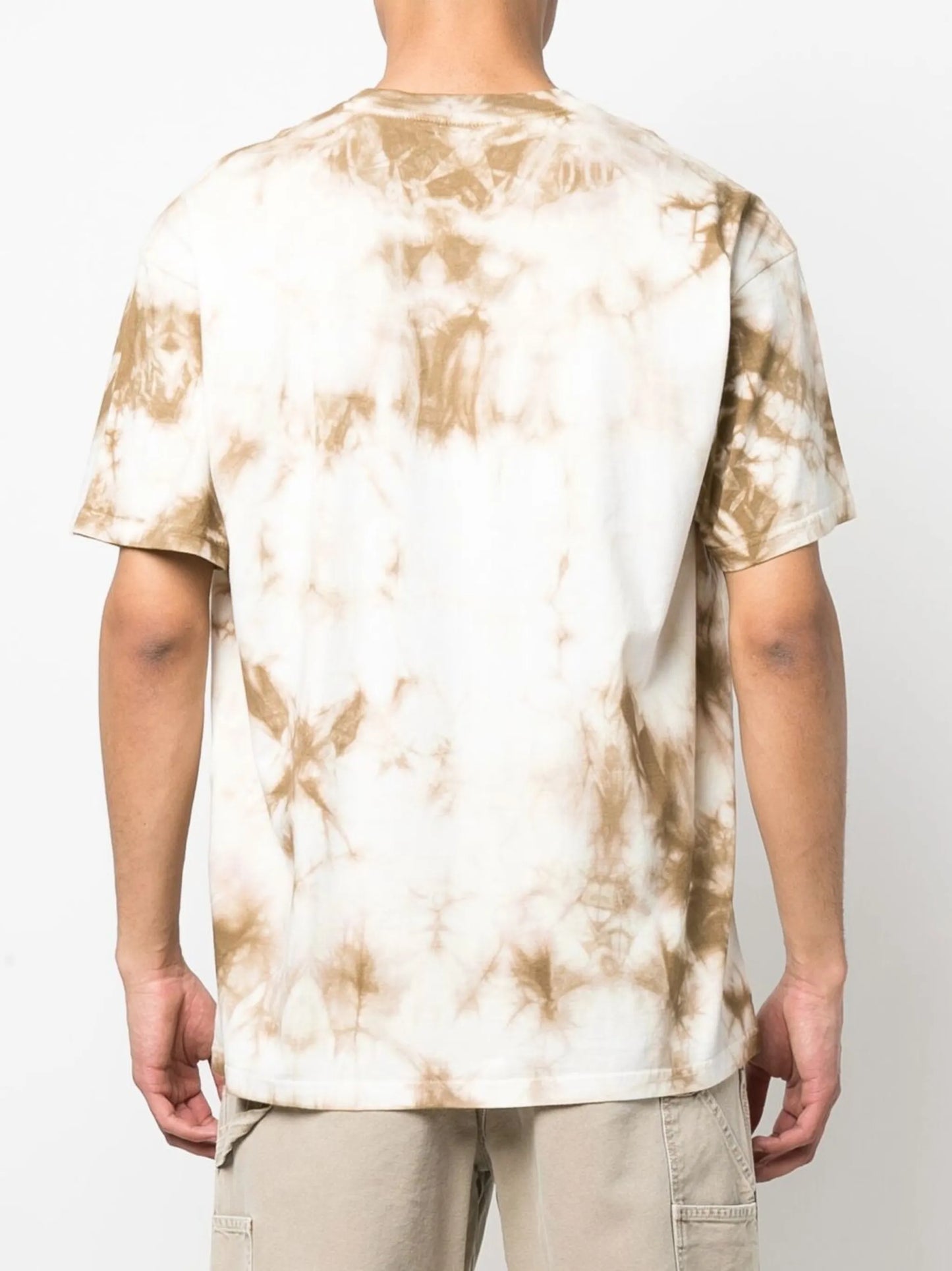 tie-dye logo-print T-shirt