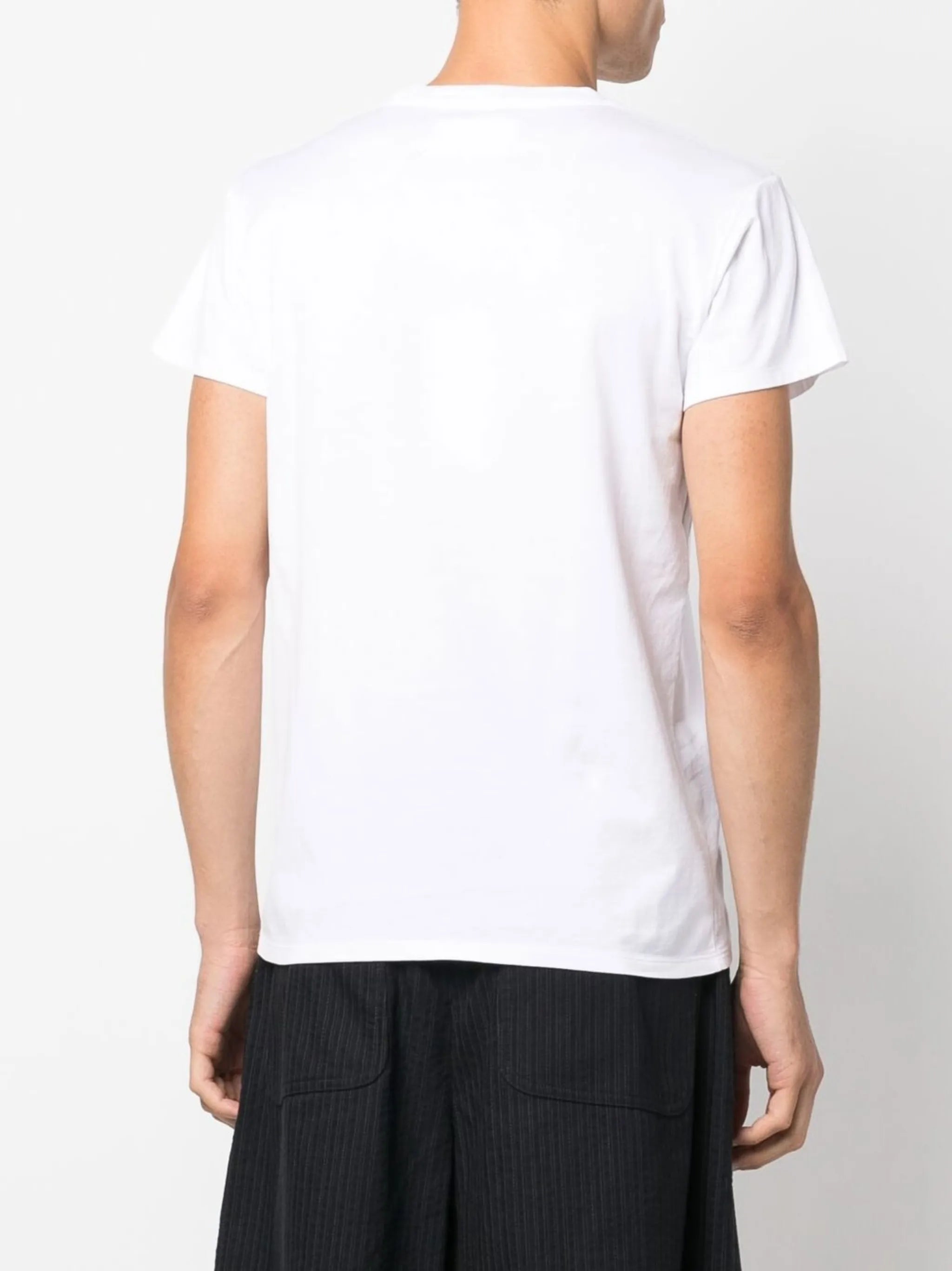 numbers-motif cotton T-shirt