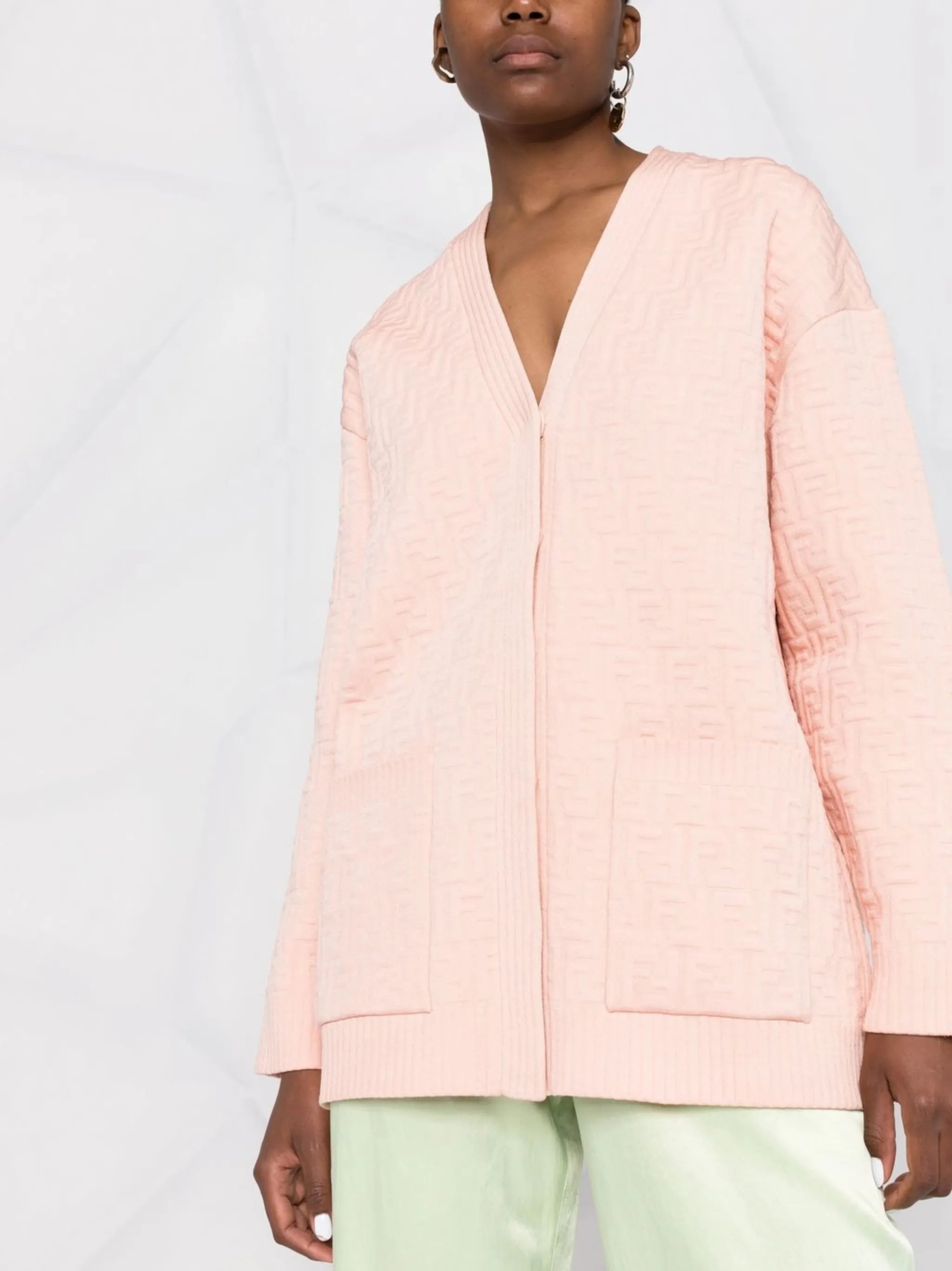 FF embossed monogram cardigan