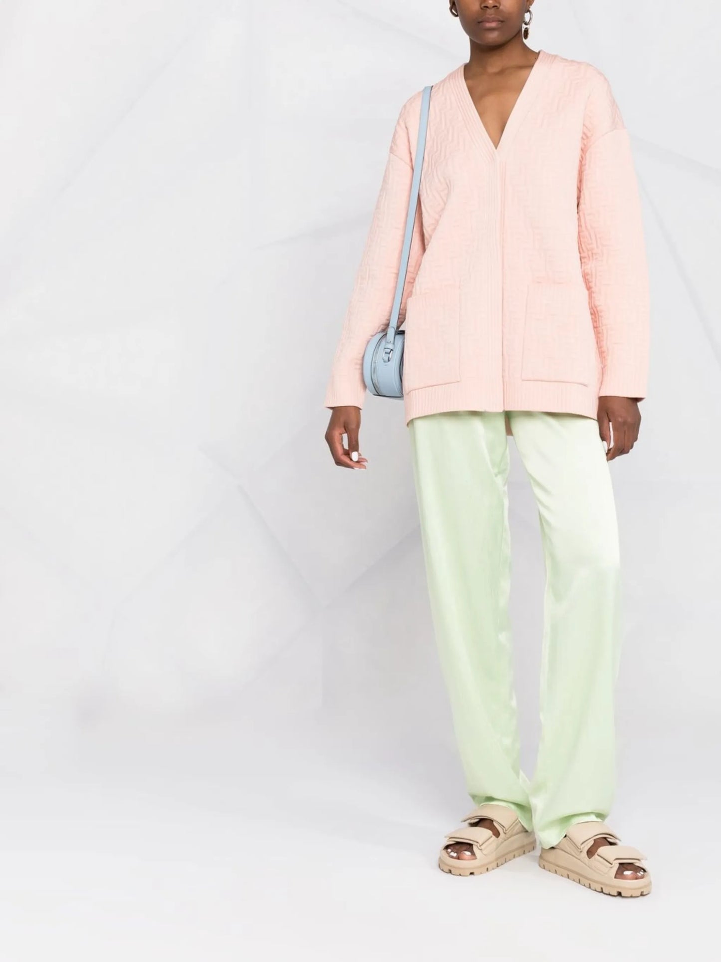 FF embossed monogram cardigan