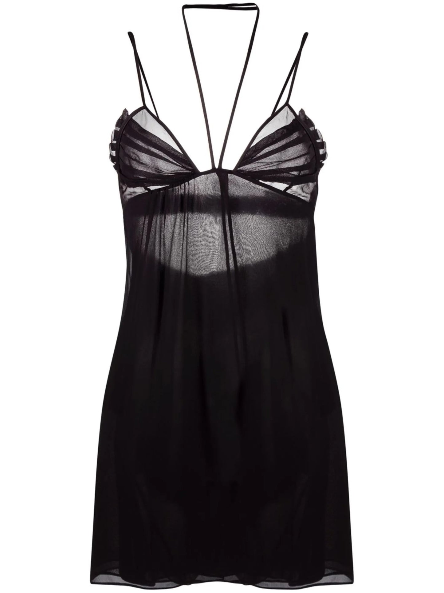 cut-out detail minidress