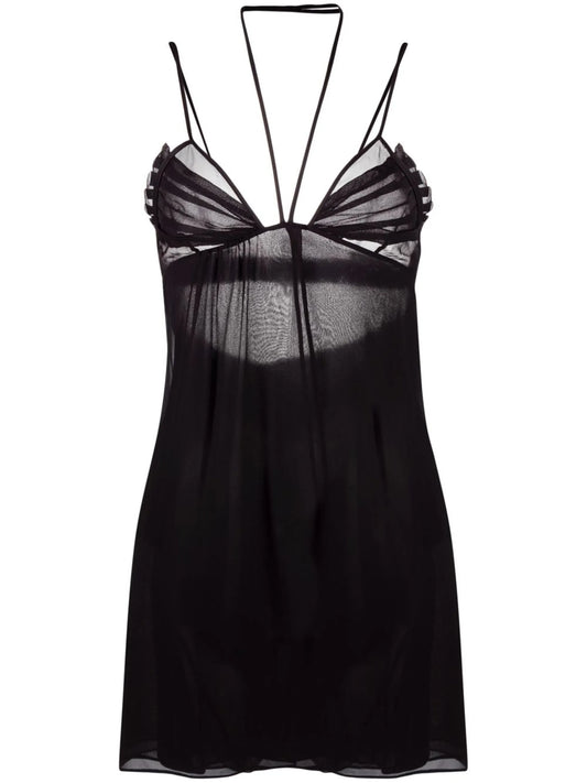 cut-out detail minidress
