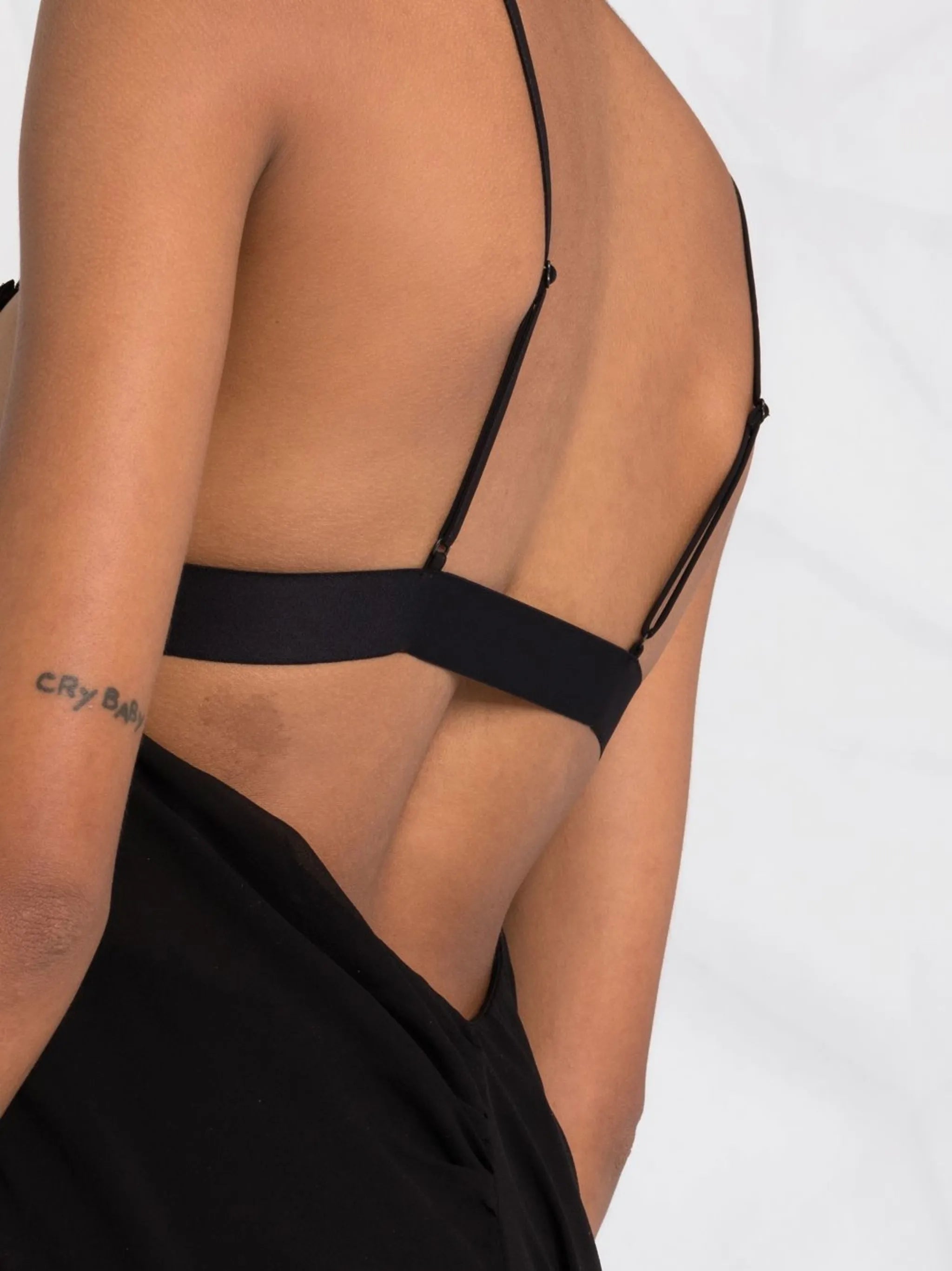 cut-out detail minidress