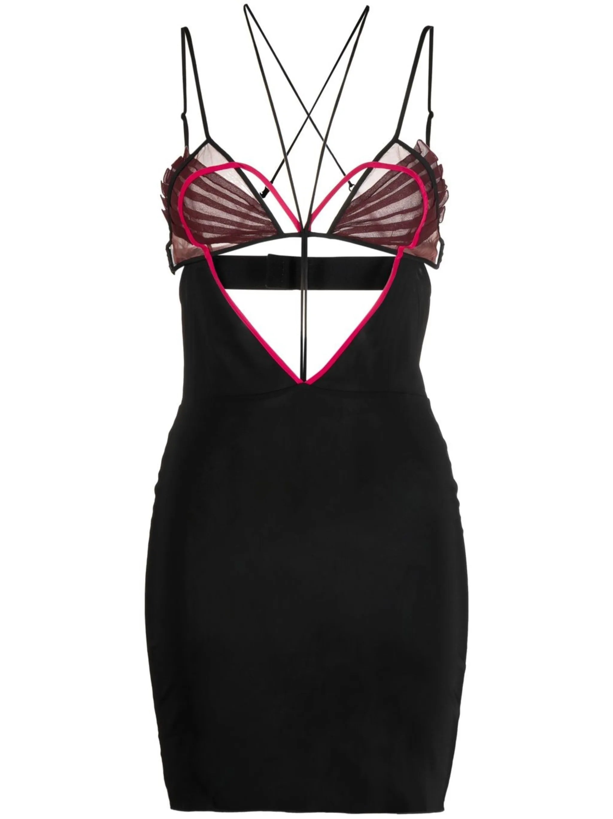 cut-out minidress
