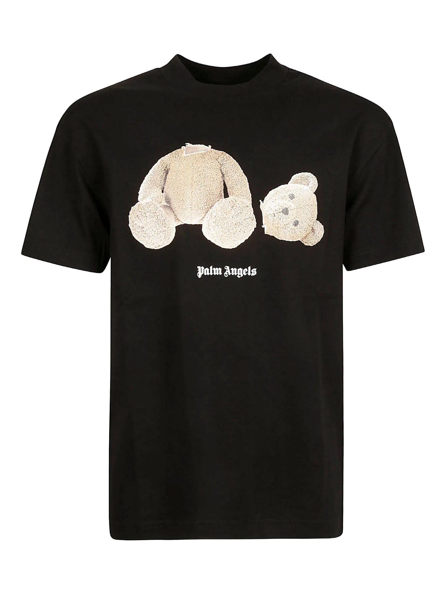 bear-print T-shirt
