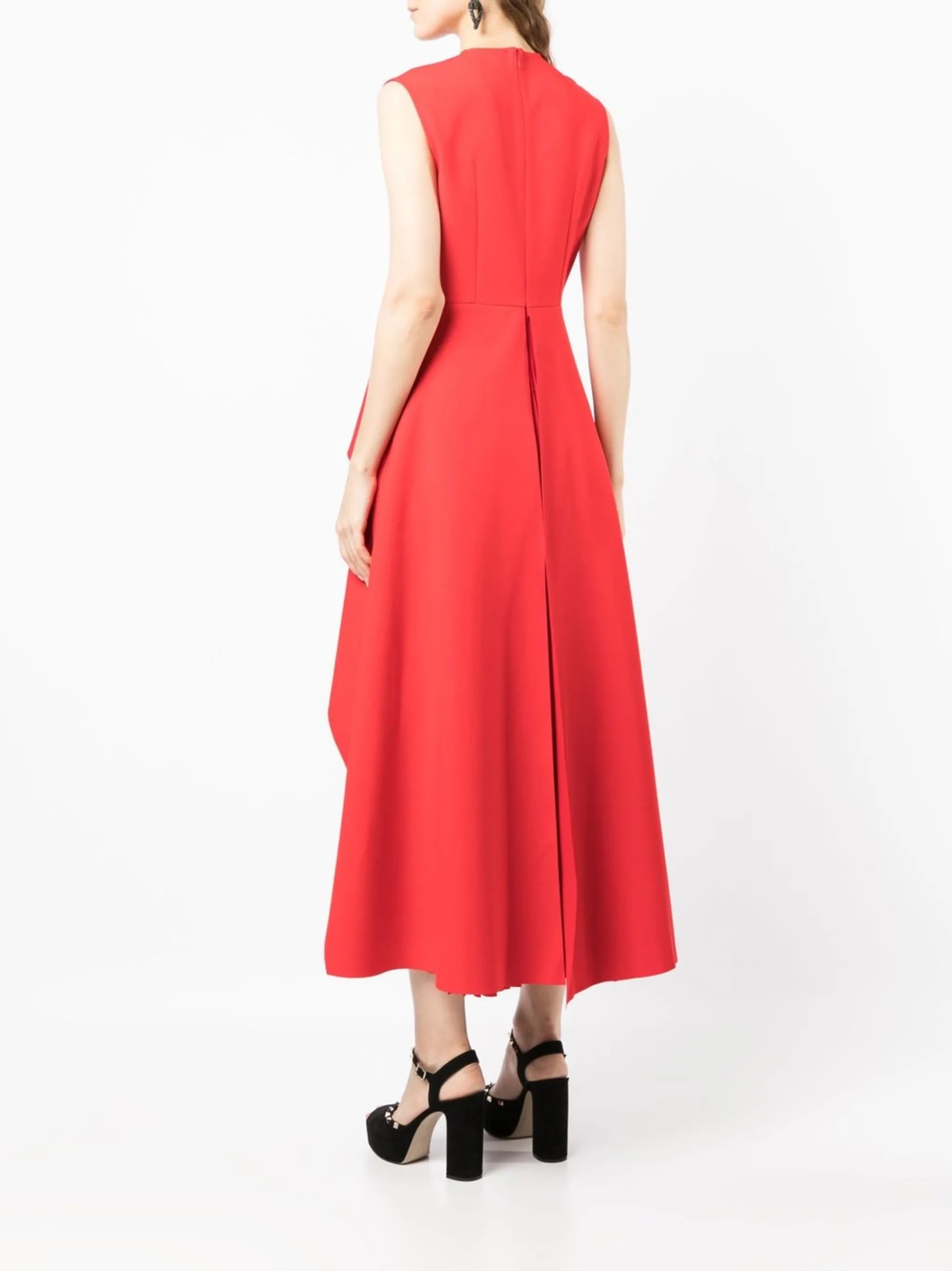 Severny sleeveless flared midi dress