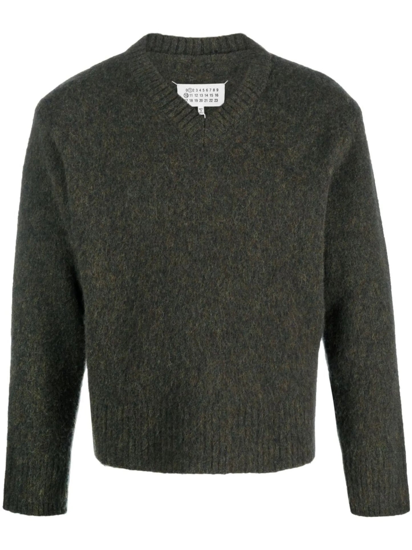V-neck wool jumper