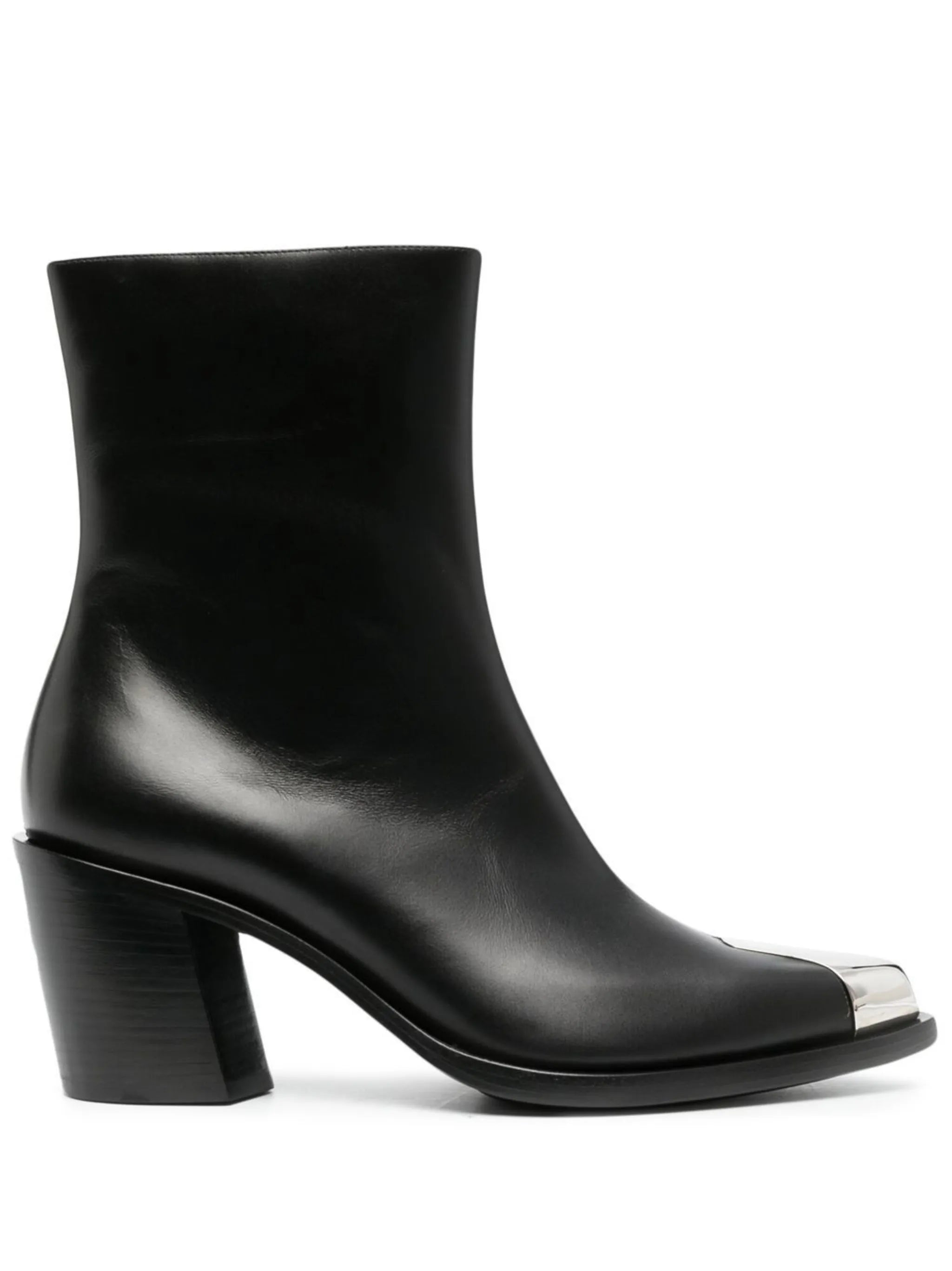 pointed-toe ankle boots