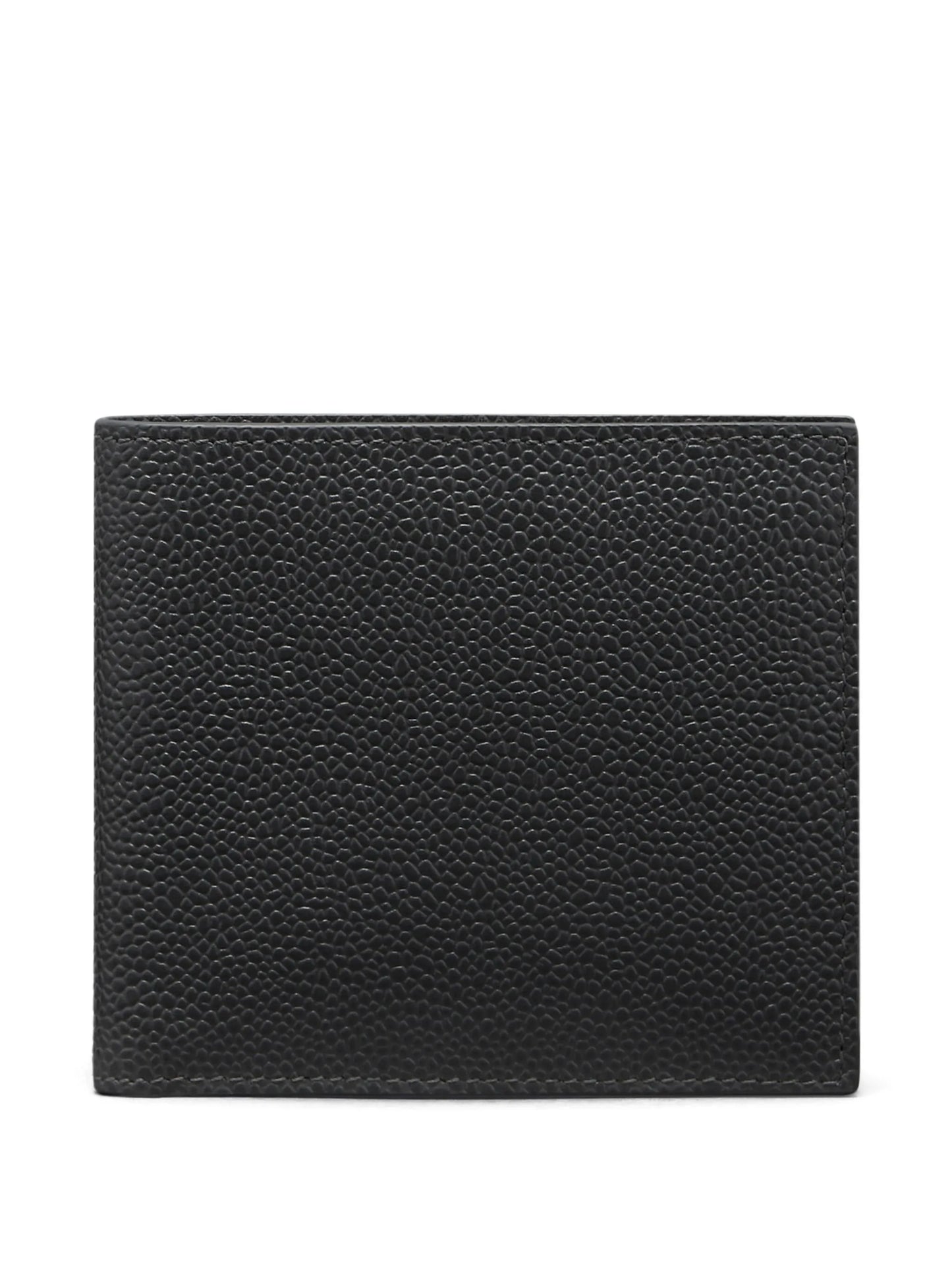 grained bi-fold wallet