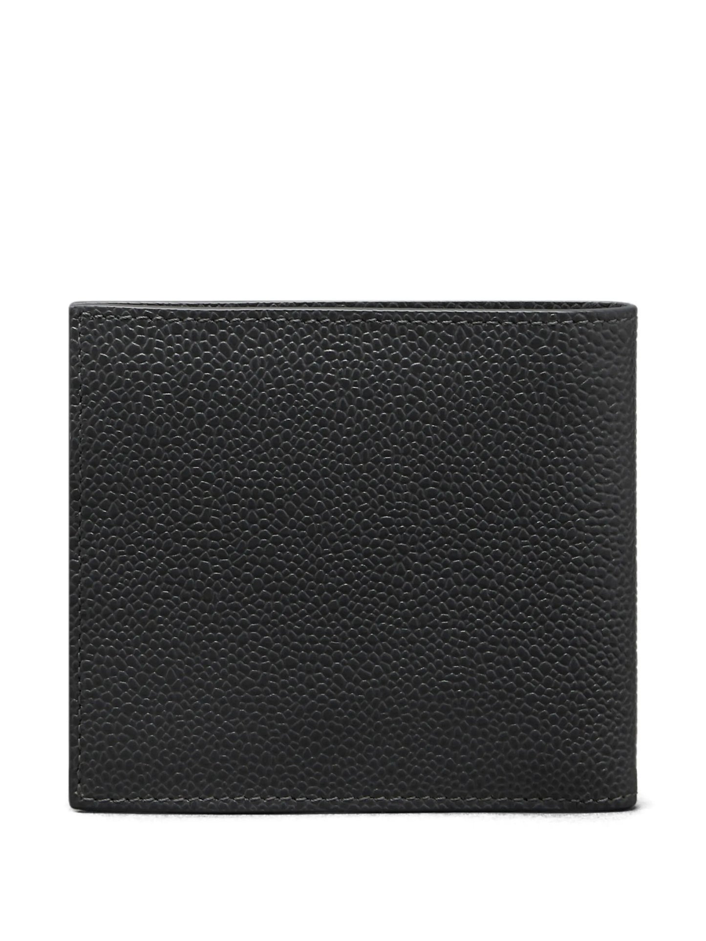 grained bi-fold wallet