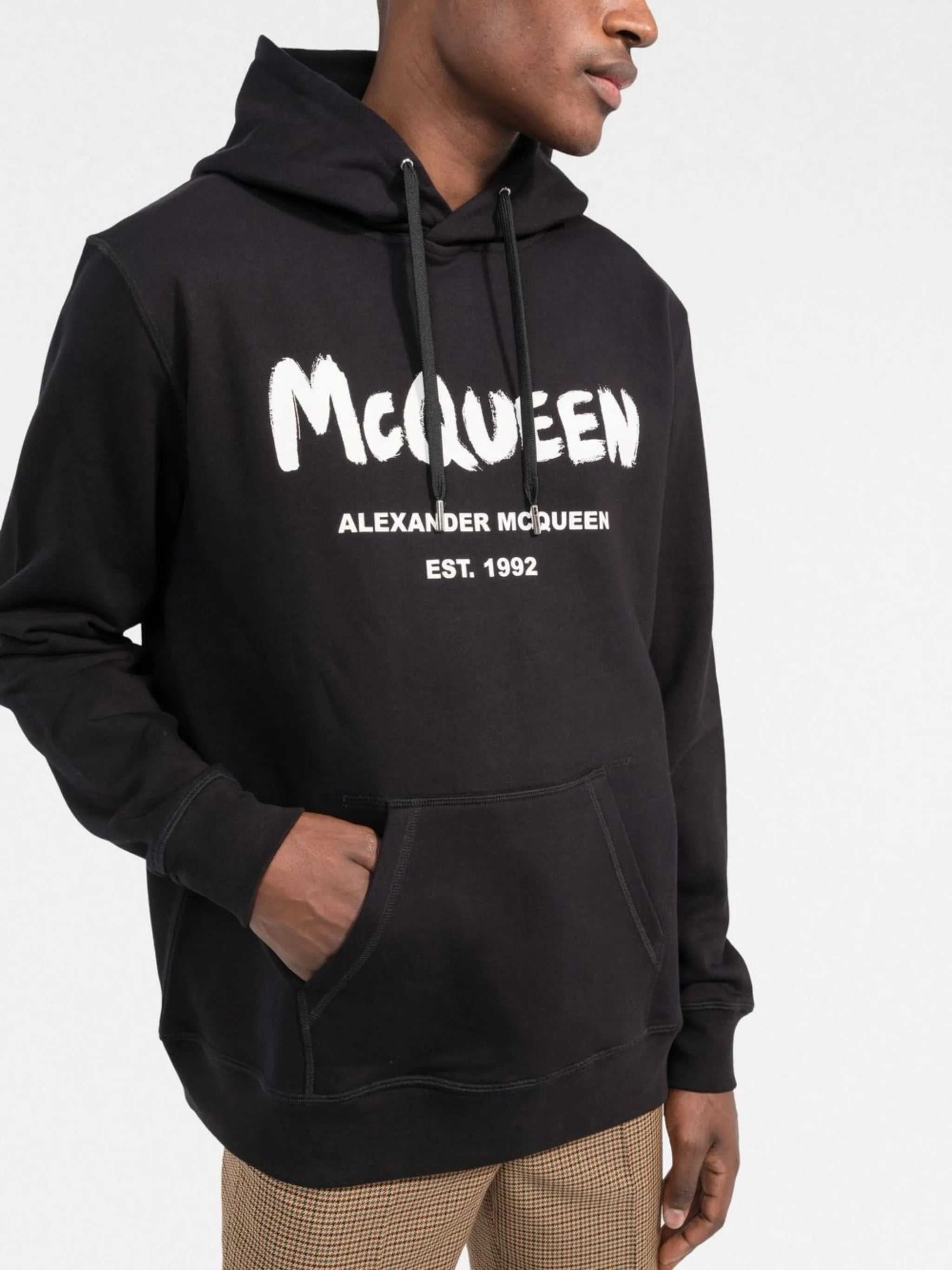 Graffiti-logo hoodie
