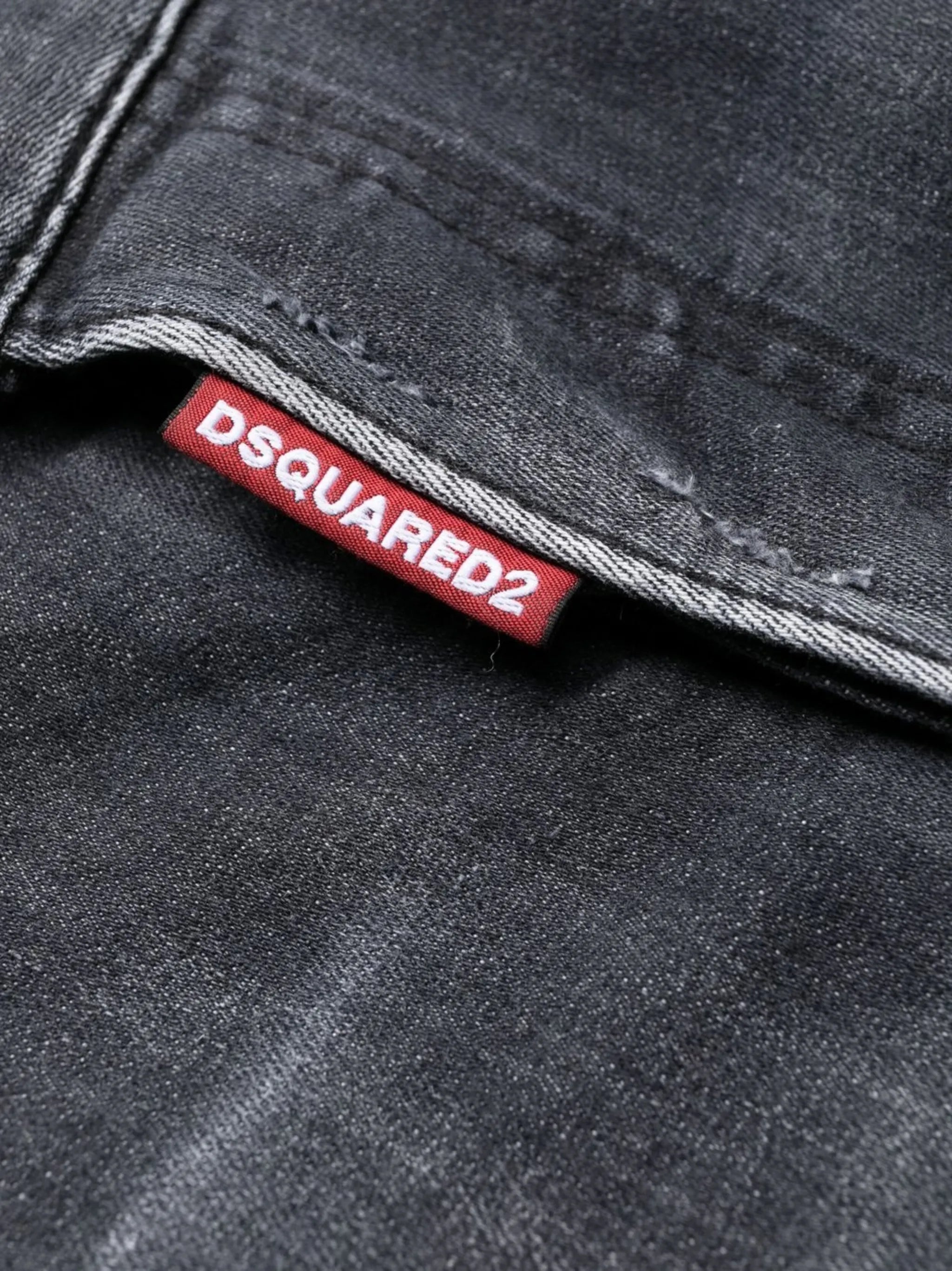 faded skinny-fit jeans