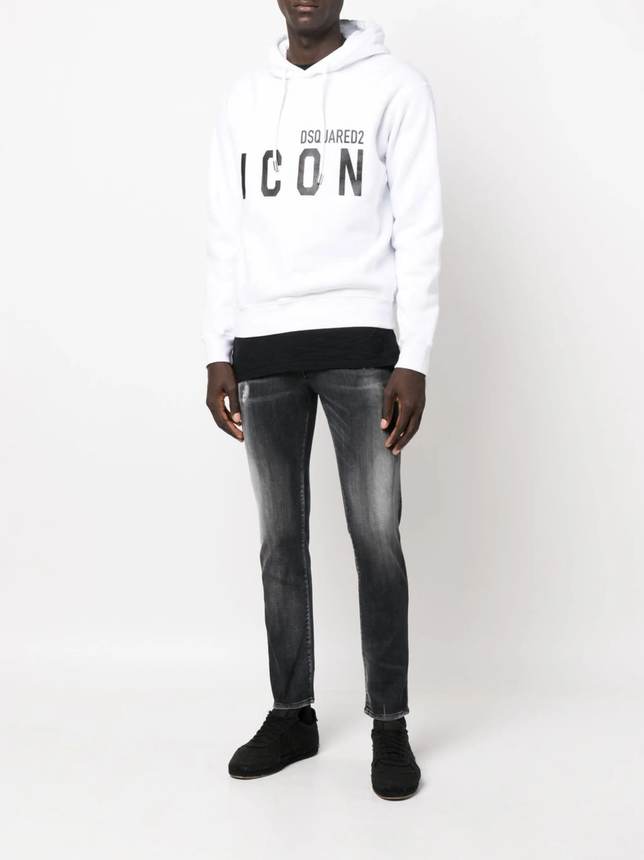 faded skinny-fit jeans