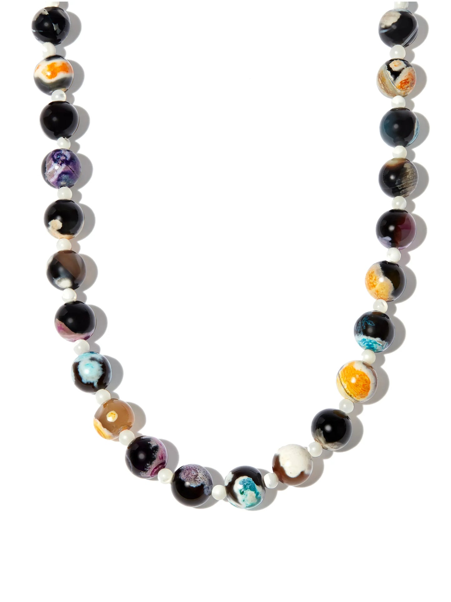 rainbow bead necklace