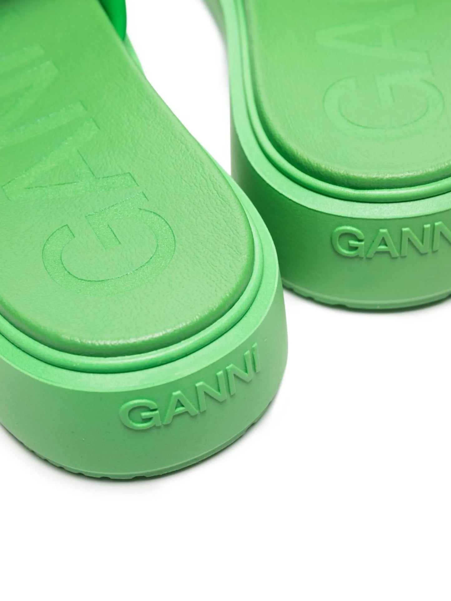 logo-embossed slide sandals
