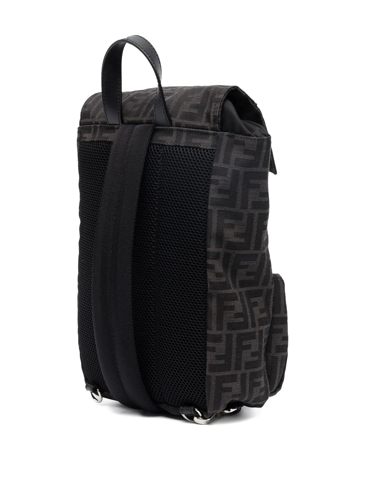 monogram logo-print backpack