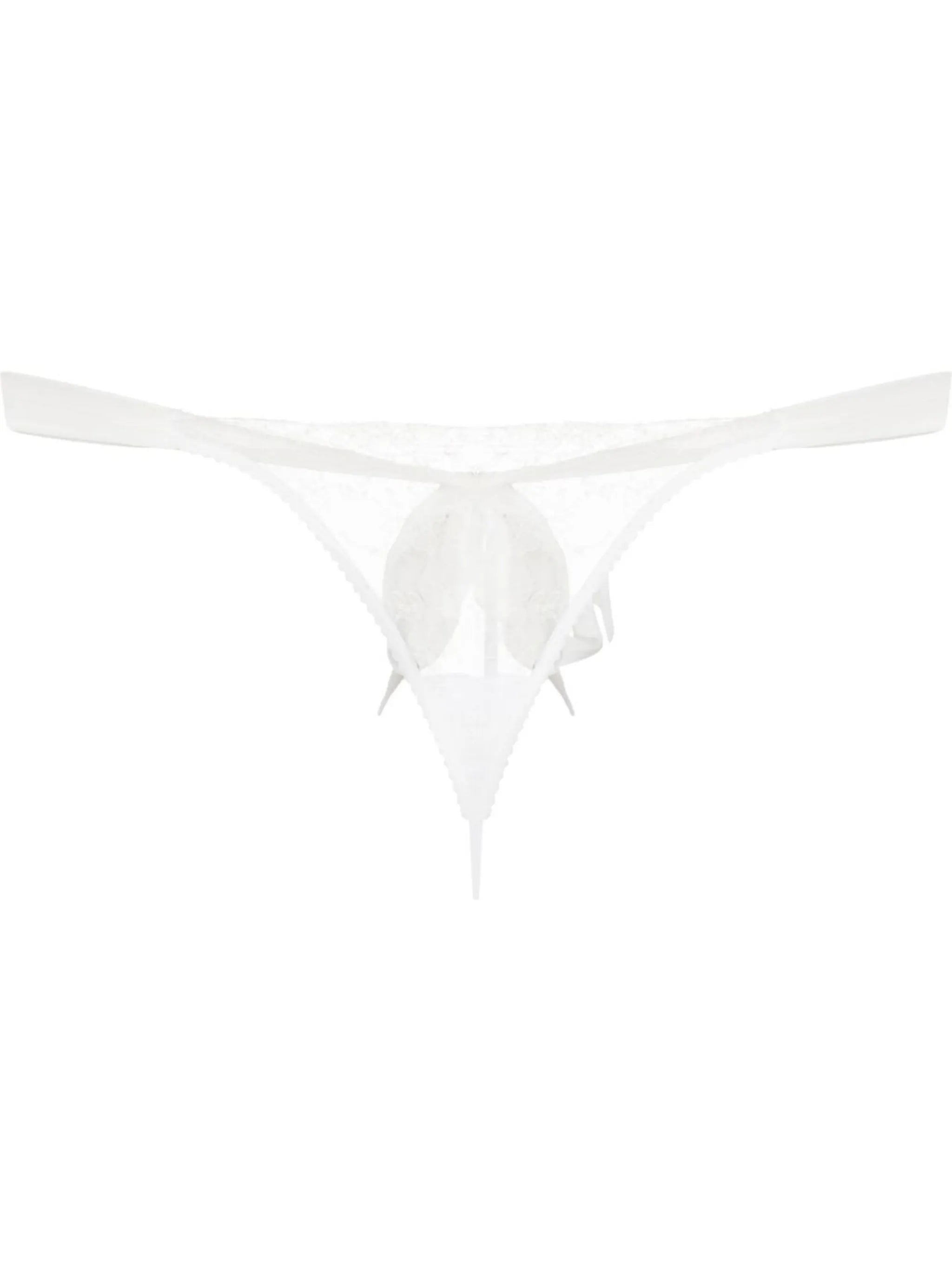 Cadeau lace-trim thong