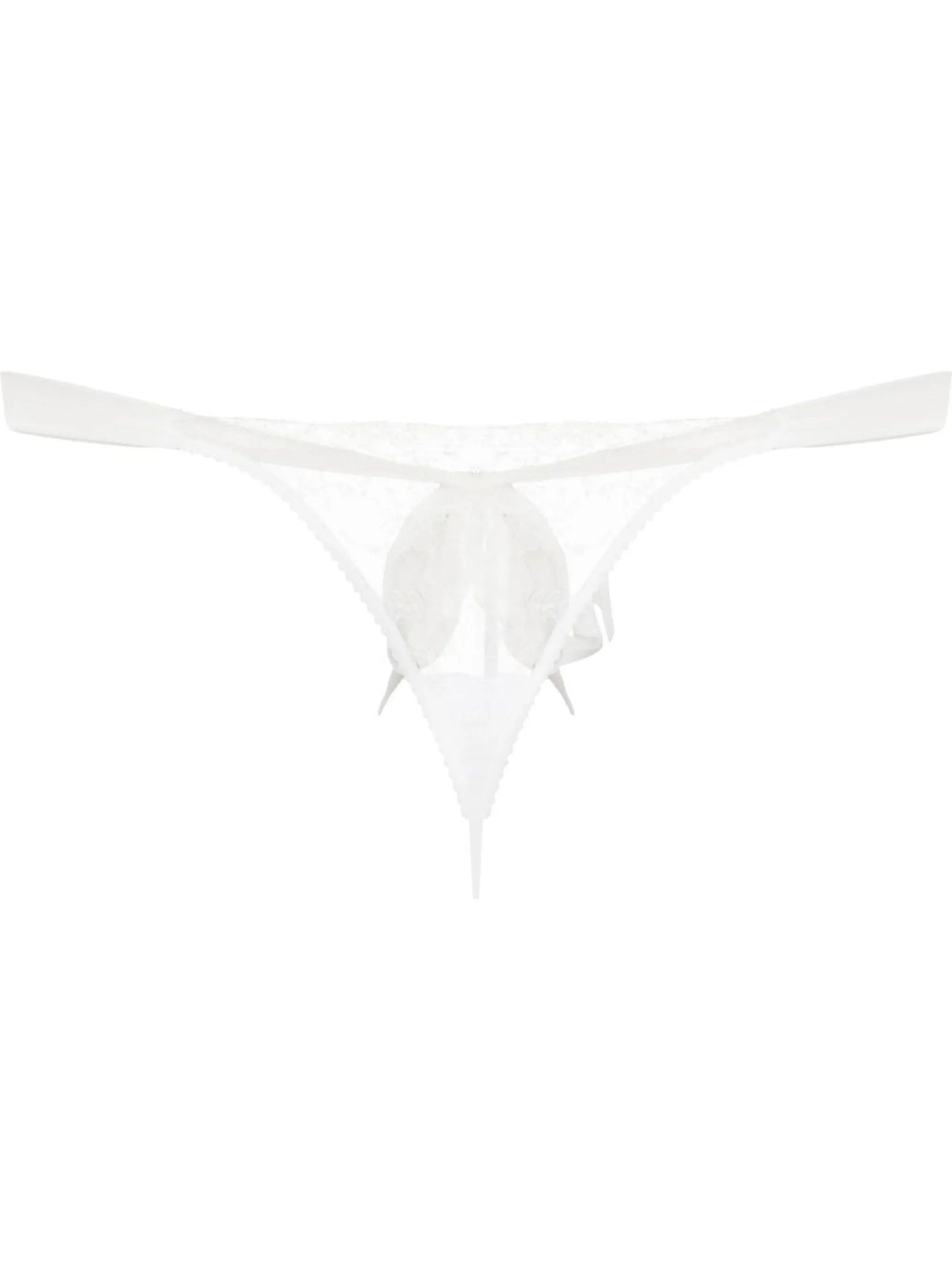 Cadeau lace-trim thong