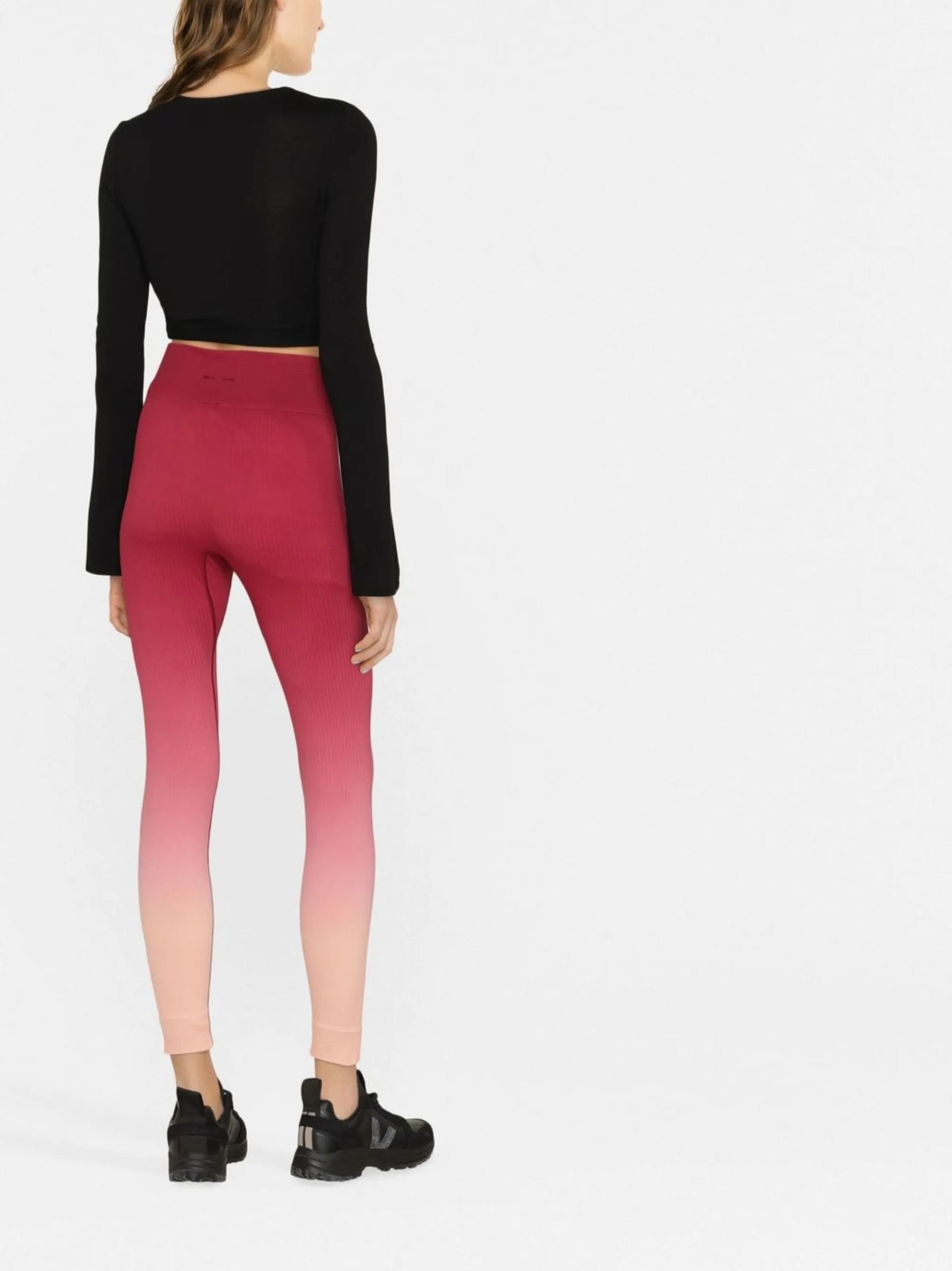 seamless gradient-effect leggings