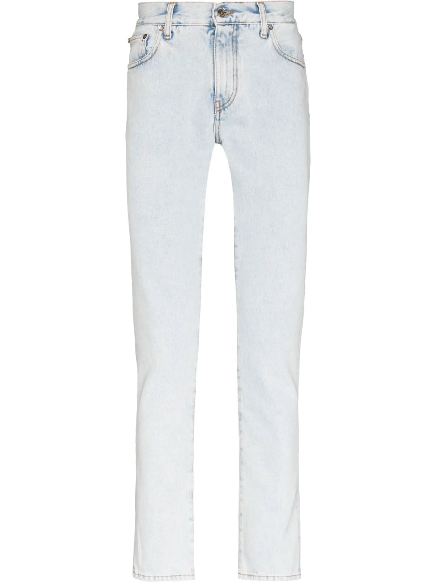 diagonal striped pocket skinny jeans