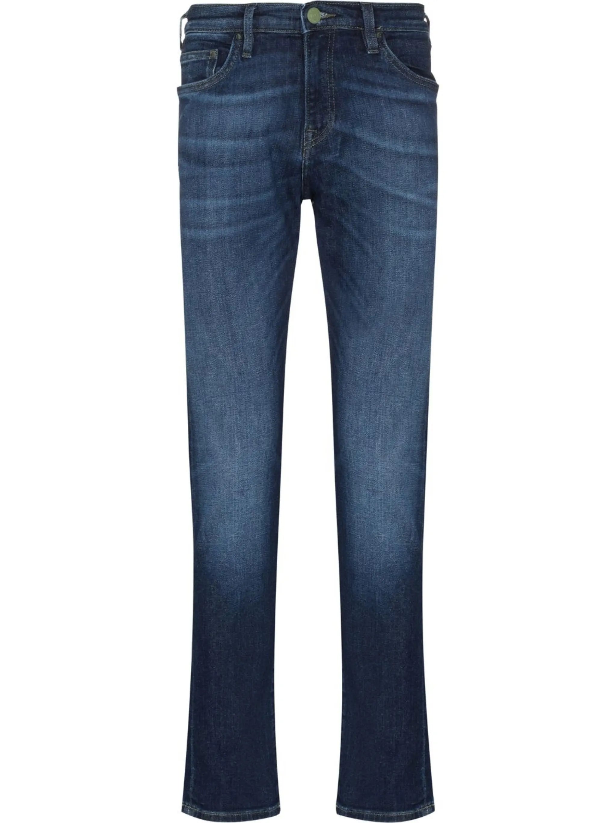 mid-rise slim-fit jeans