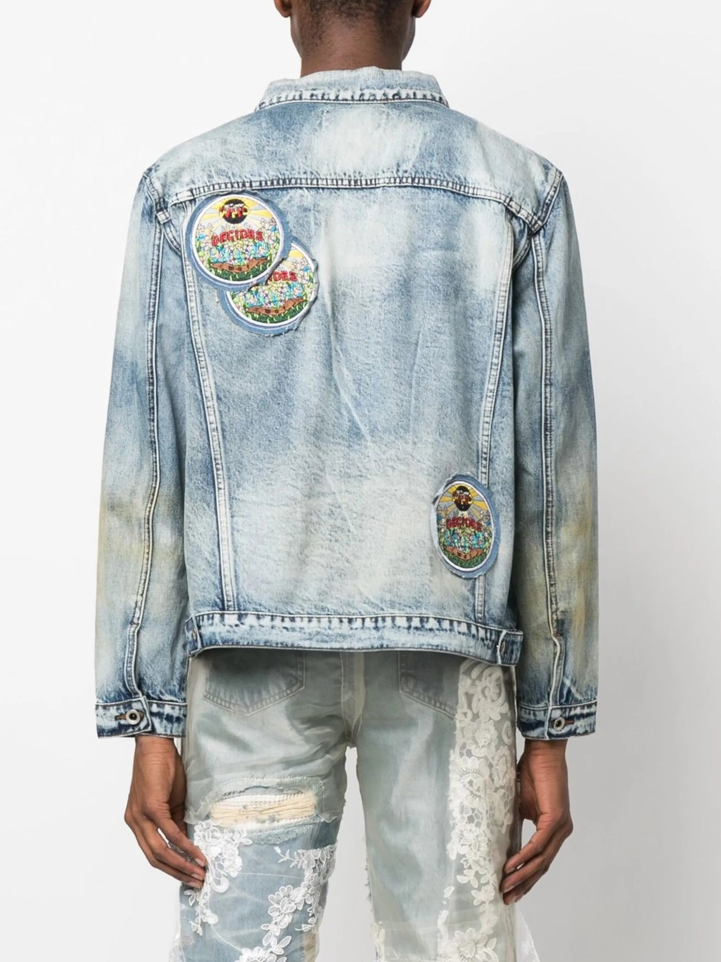 patch-detail denim jacket