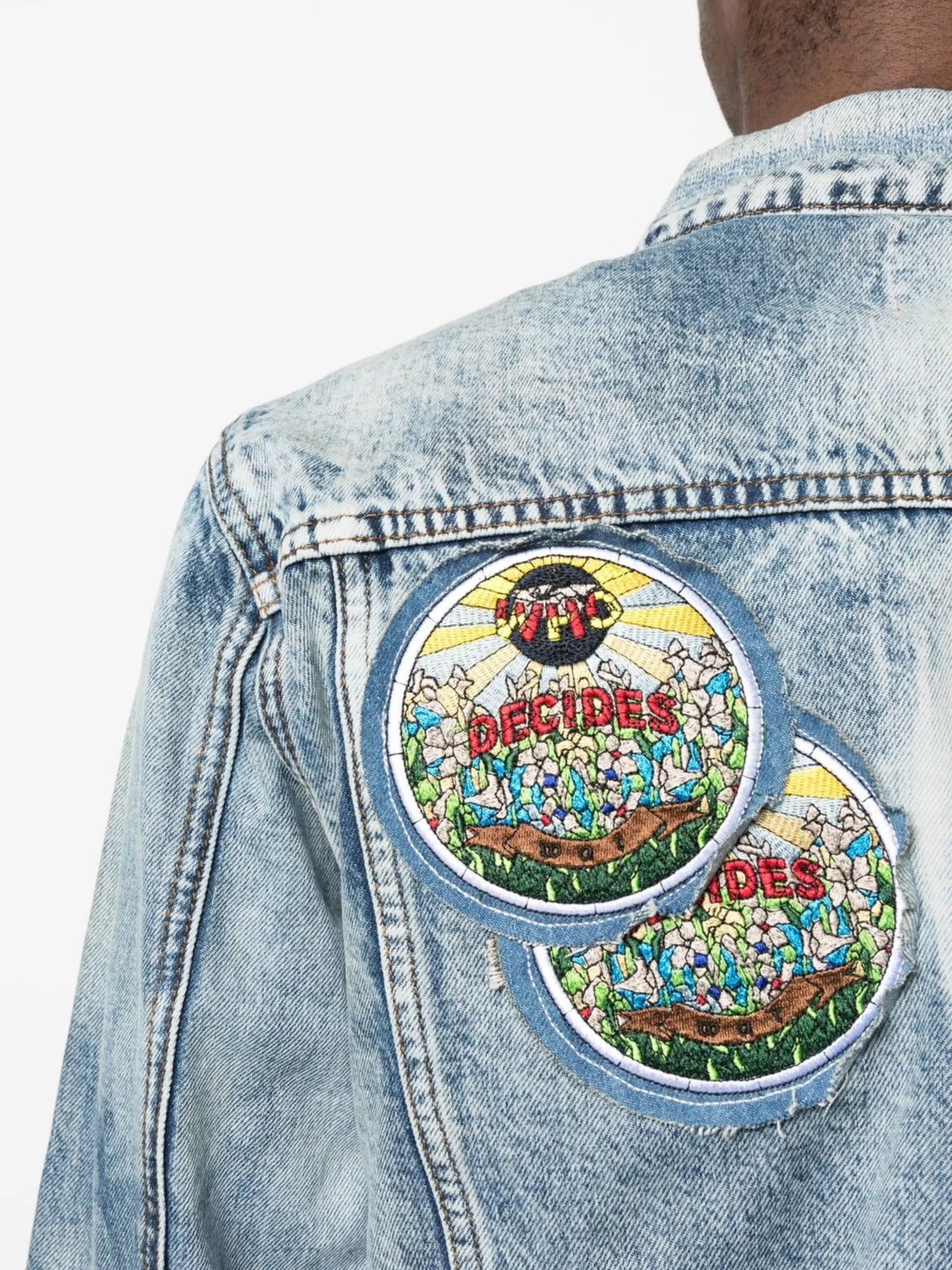 patch-detail denim jacket