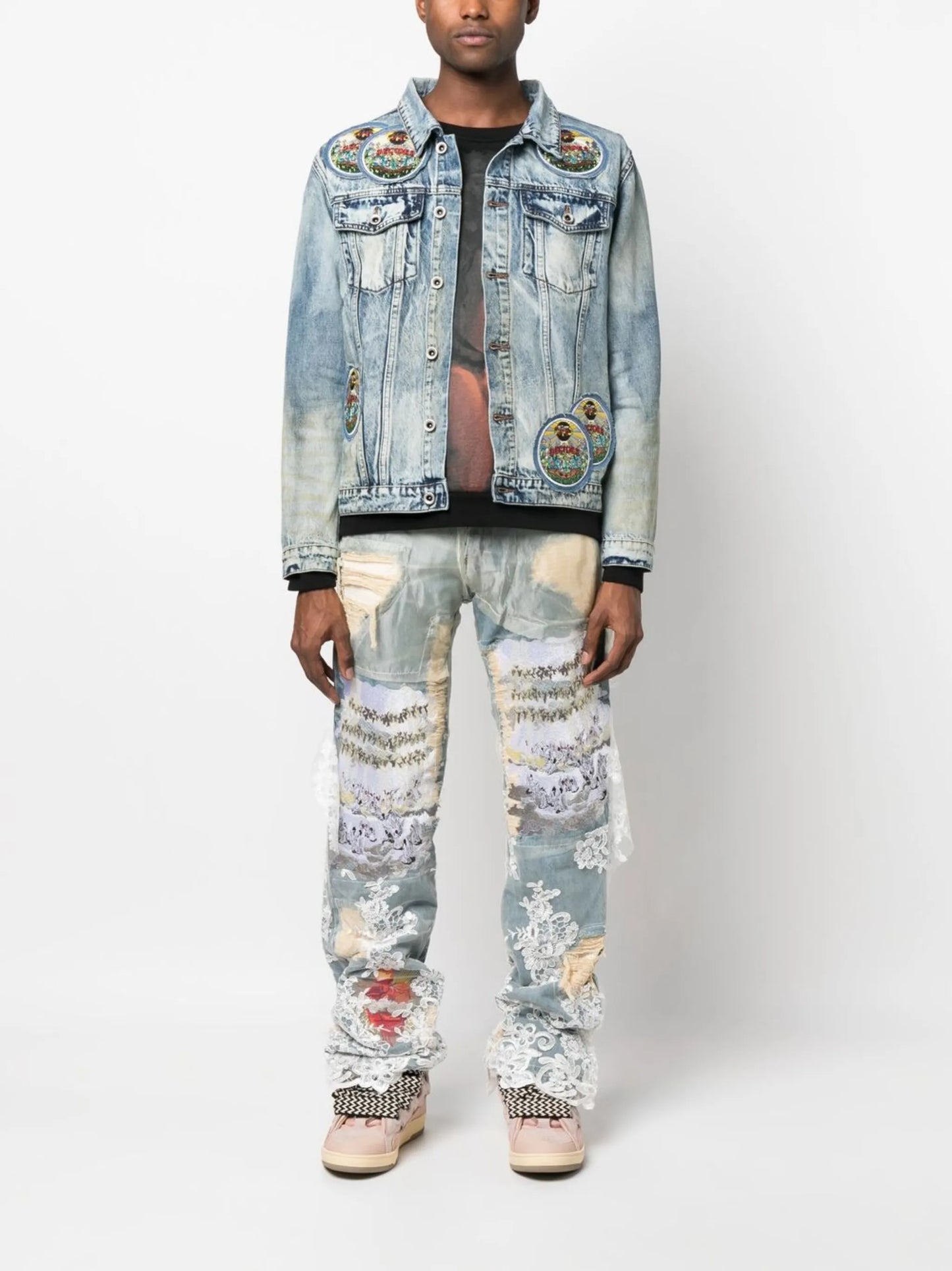 patch-detail denim jacket
