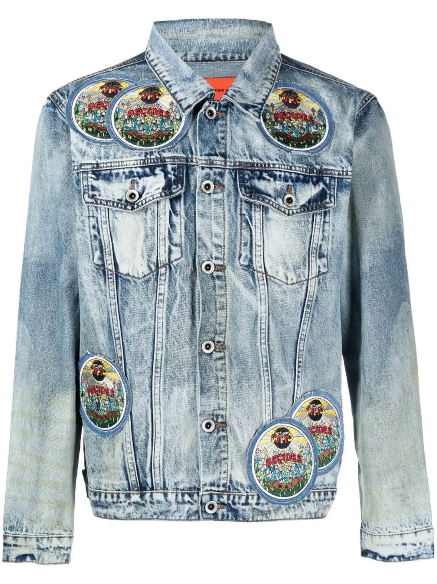 patch-detail denim jacket