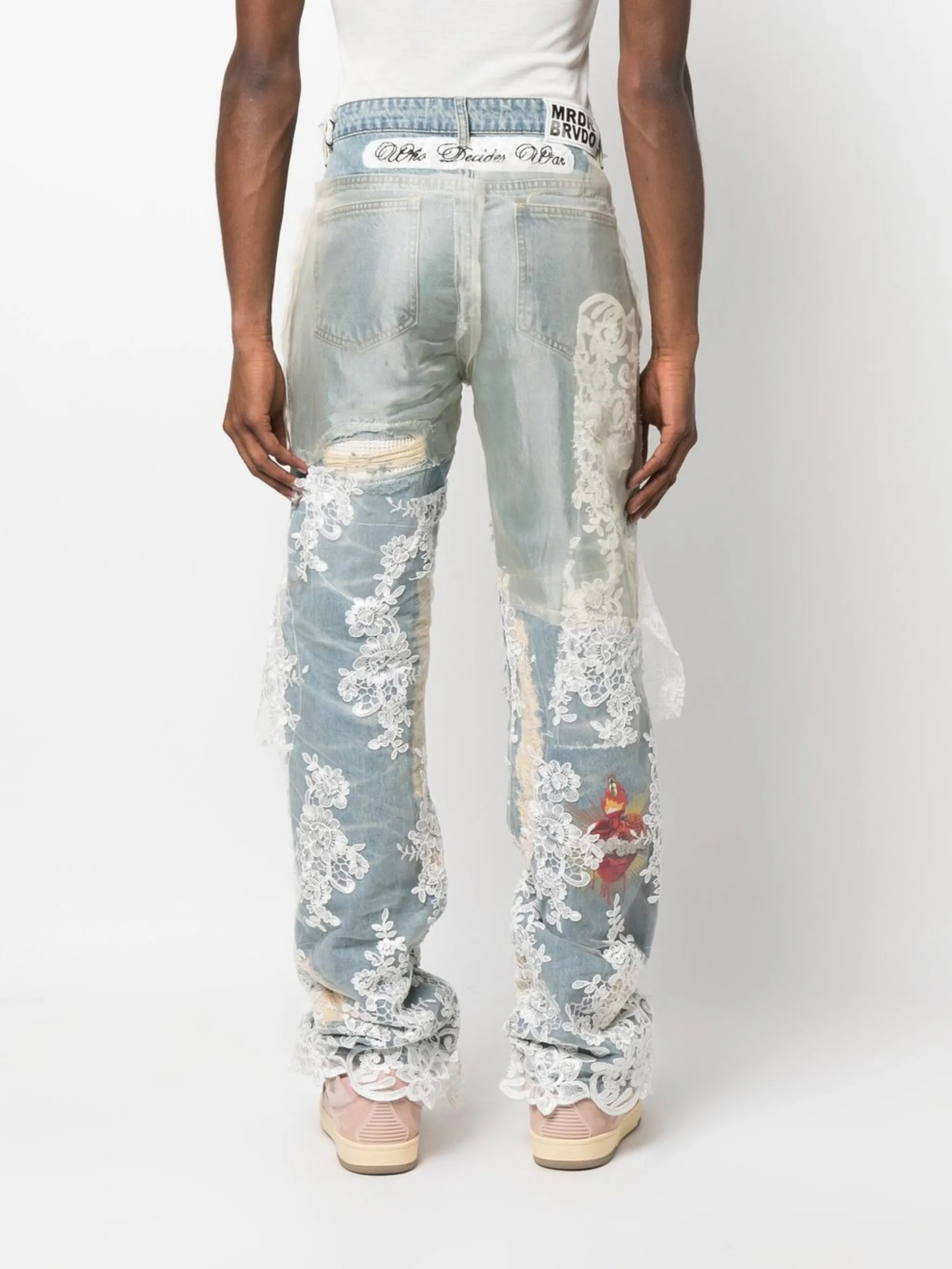 Sacred straight-leg jeans