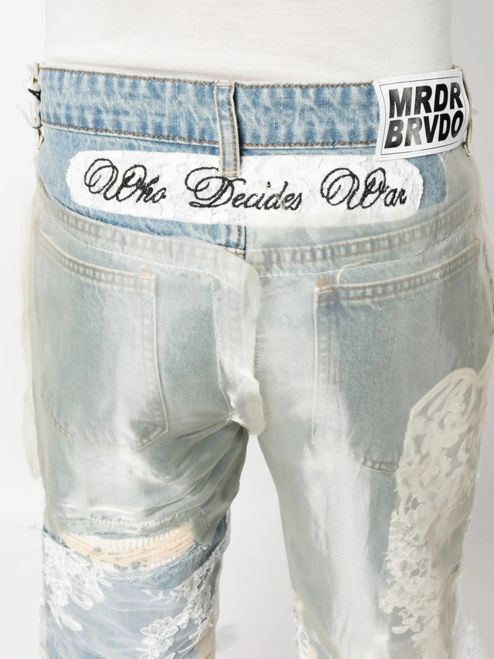 Sacred straight-leg jeans